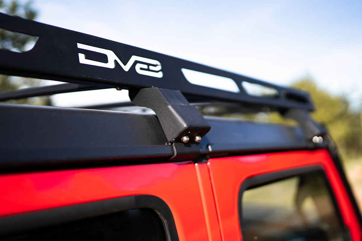 2018 2025 Jeep Gladiator JT Wrangler JL 2 Doors Roof Rack DV8 Offroad