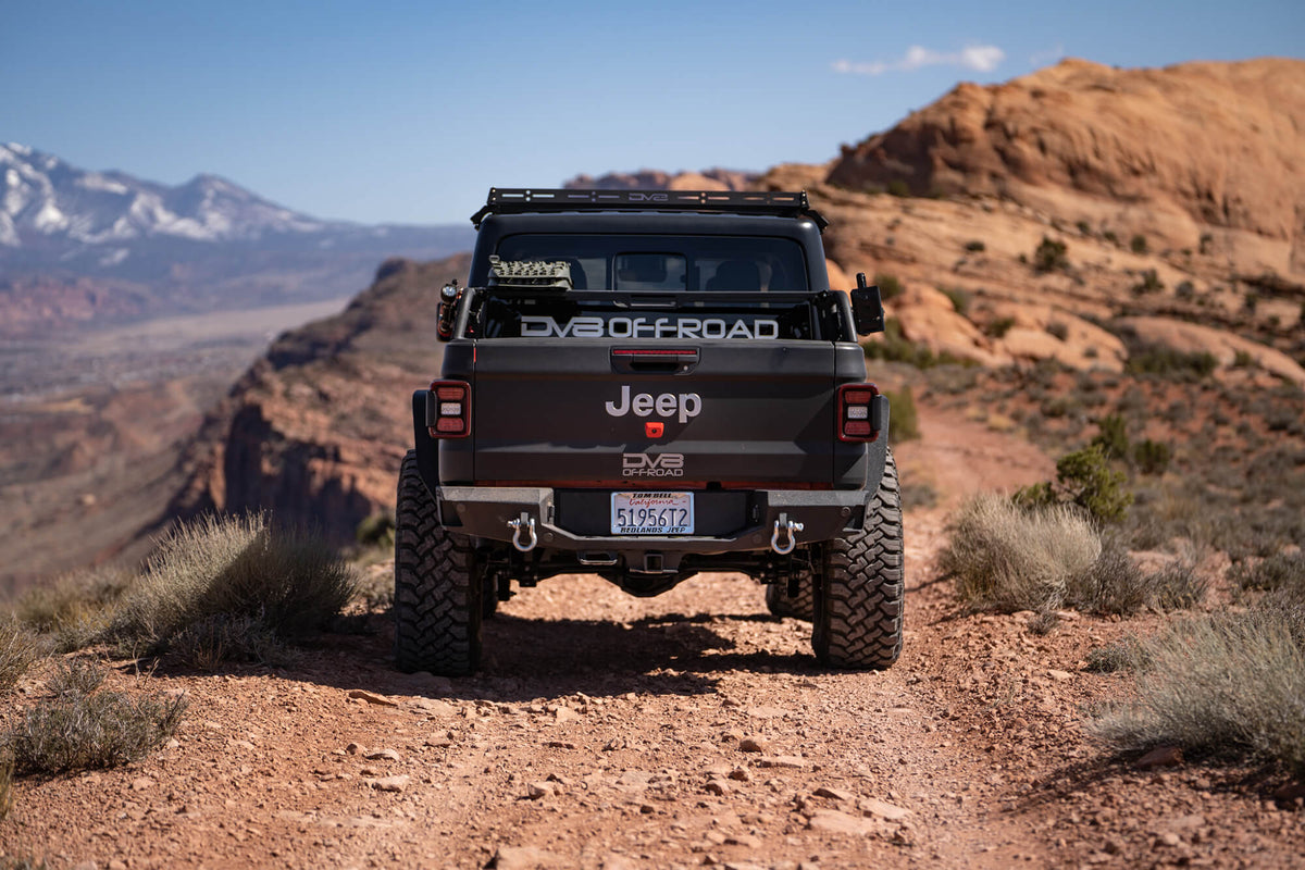 2018 2025 Jeep Gladiator JT Wrangler JL 2 Doors Roof Rack DV8 Offroad