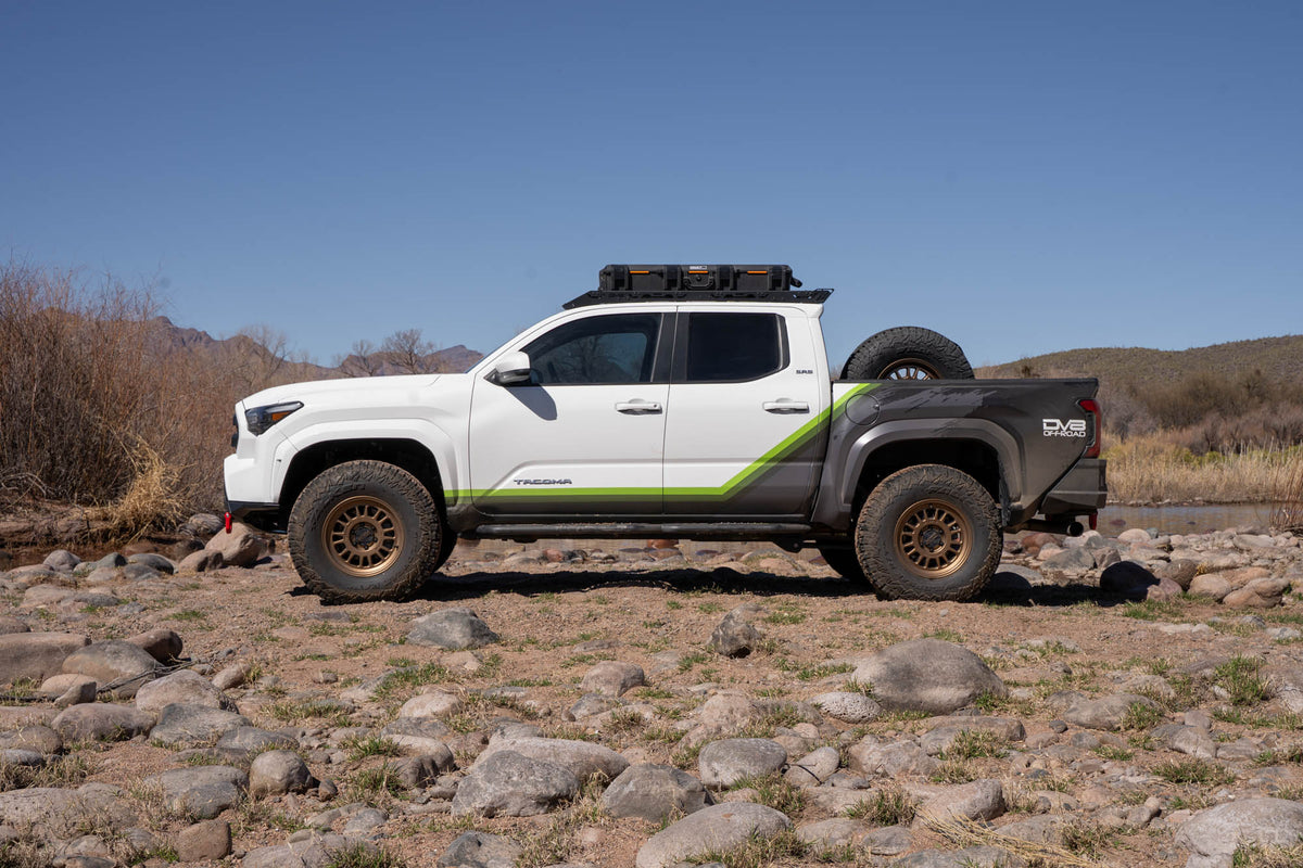 2024 2025 Toyota Tacoma Double Cab Roof Rack DV8 Offroad