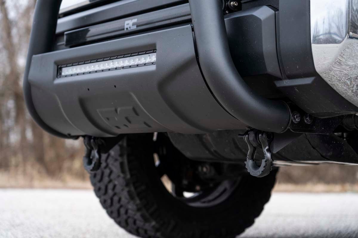 Tow Hook Brackets D-Ring Bull Bar Sup Toyota Tundra 2WD/4WD (2007-2021) Rough Country