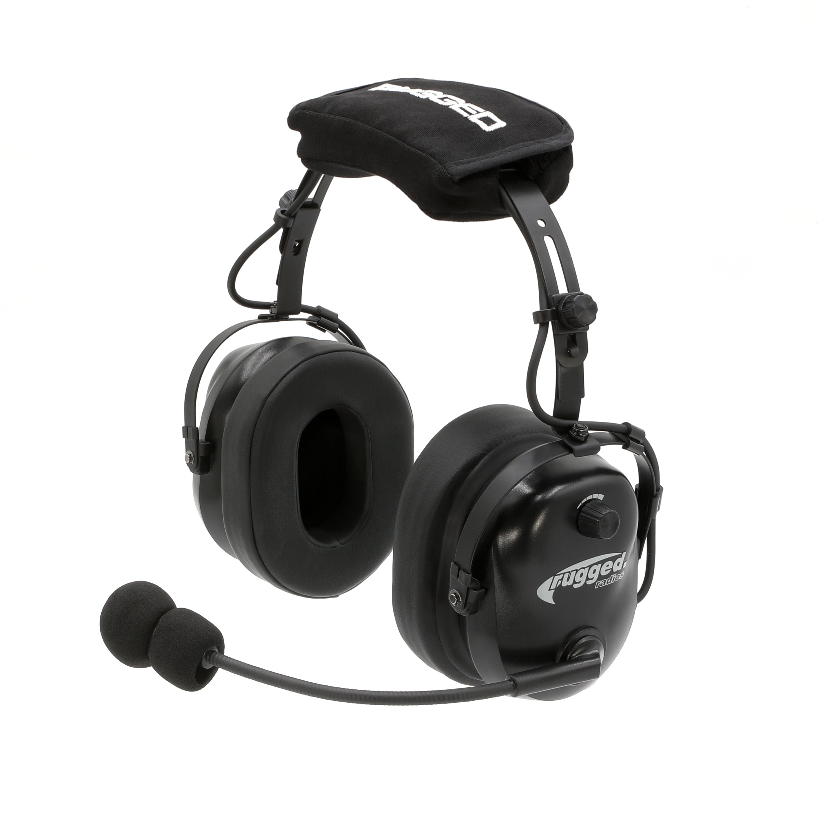 Bluetooth Headset for Cell Phones - 2-Way Radio Compatible (OTH and BTH) - Behind The Head