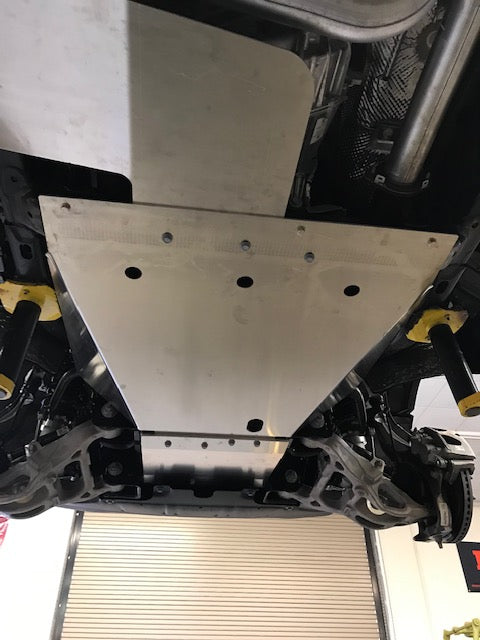 2021-2024 Ram TRX skid plate kit showcasing durable underbody protection for off-road adventures.