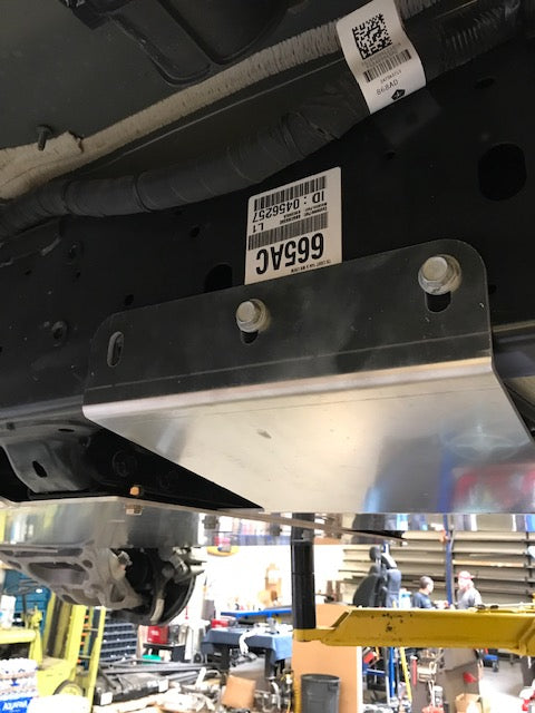 2021-2024 Ram TRX skid plate kit showcasing underbody protection with durable metal construction and secure mounting.