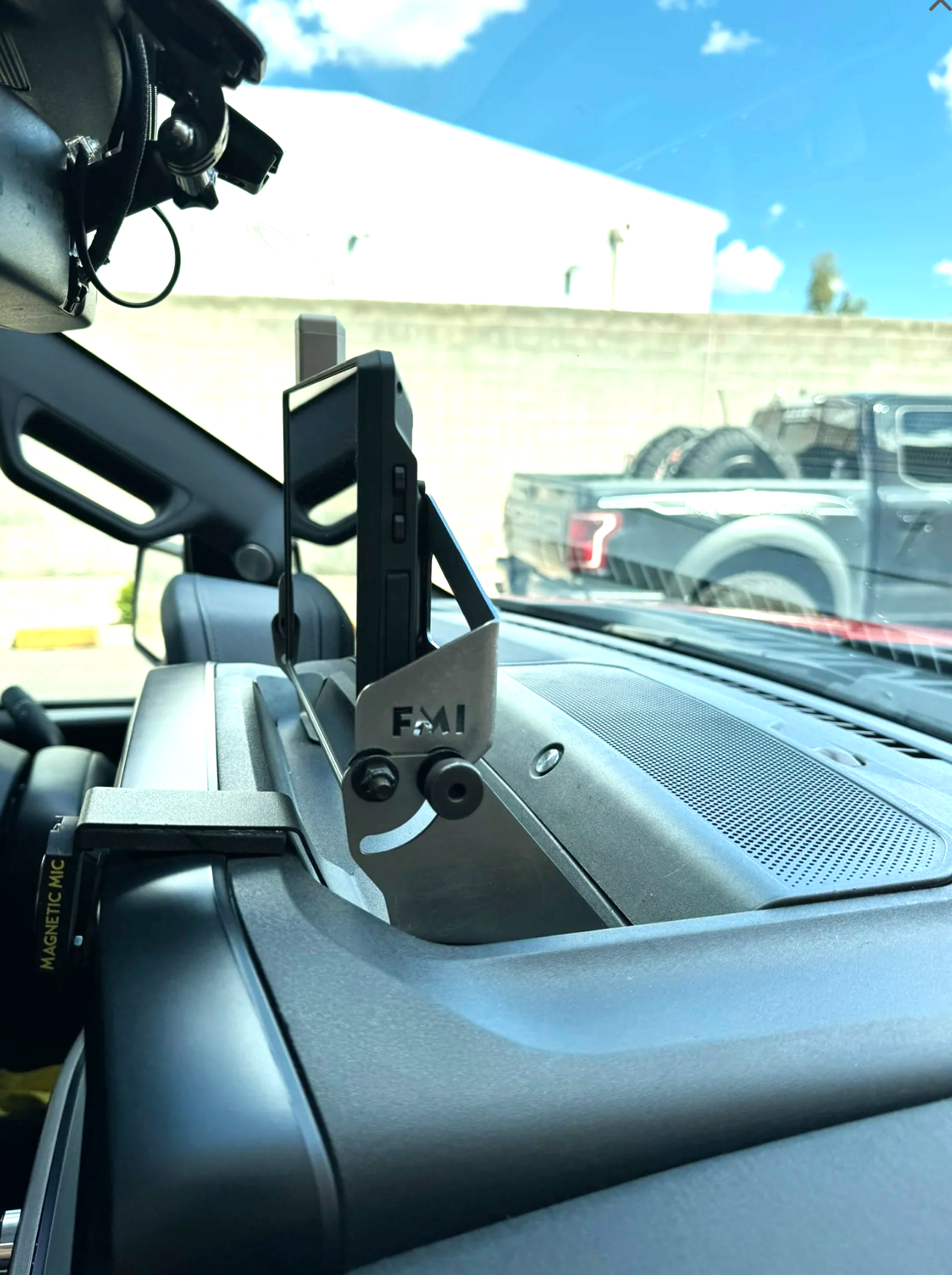 Gen 3 Raptor & 2021+ F150 - Center Dash Fold Down GPS mount - Garmin TREAD XL