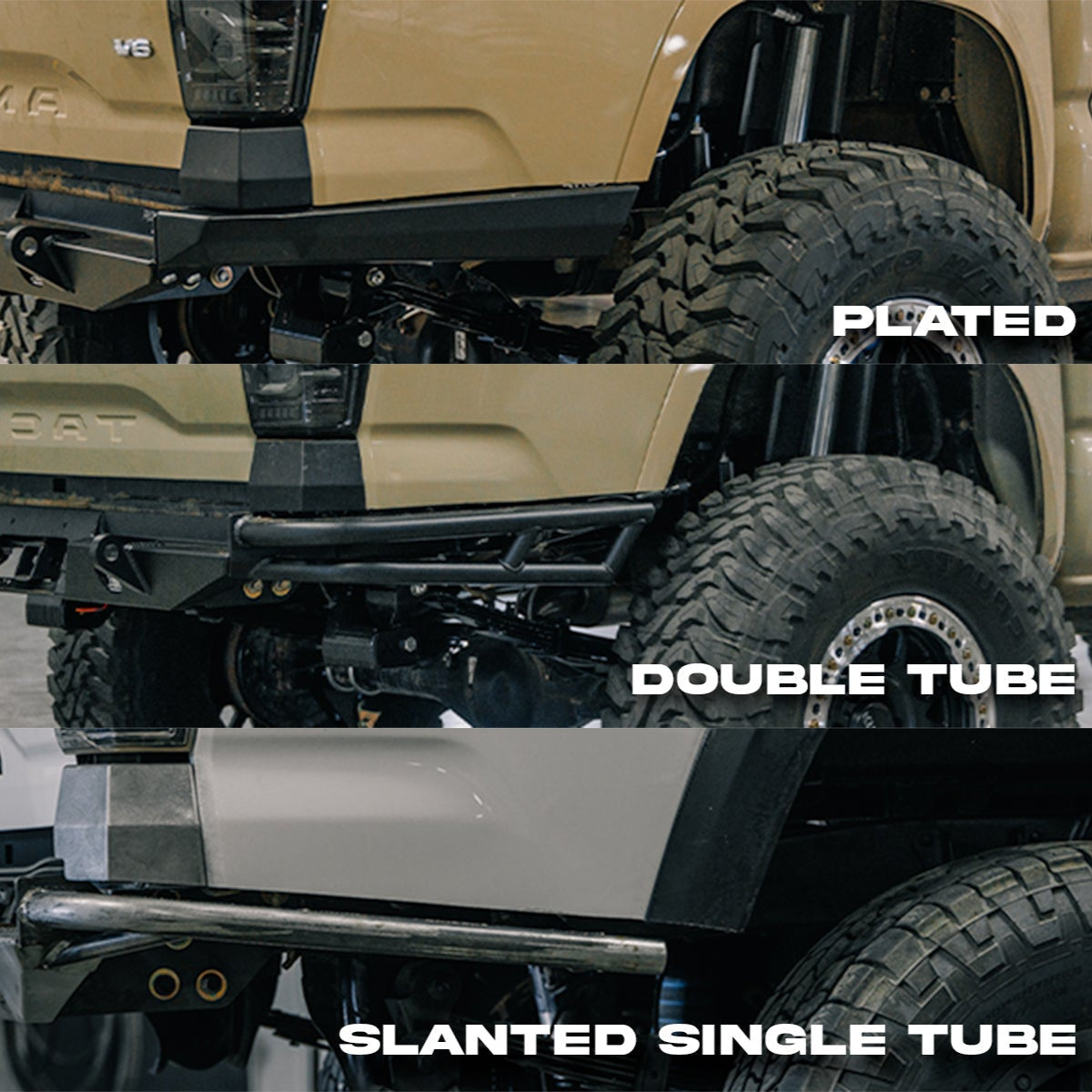 2016-2023 Toyota Tacoma Rock Runner High Clearance Rear Bumper