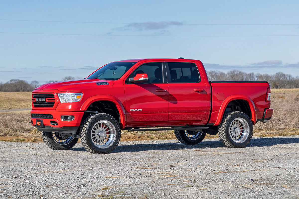 Sport Fender Flares PSC Billet Silver Ram 1500 2WD/4WD (2019-2024) Rough Country