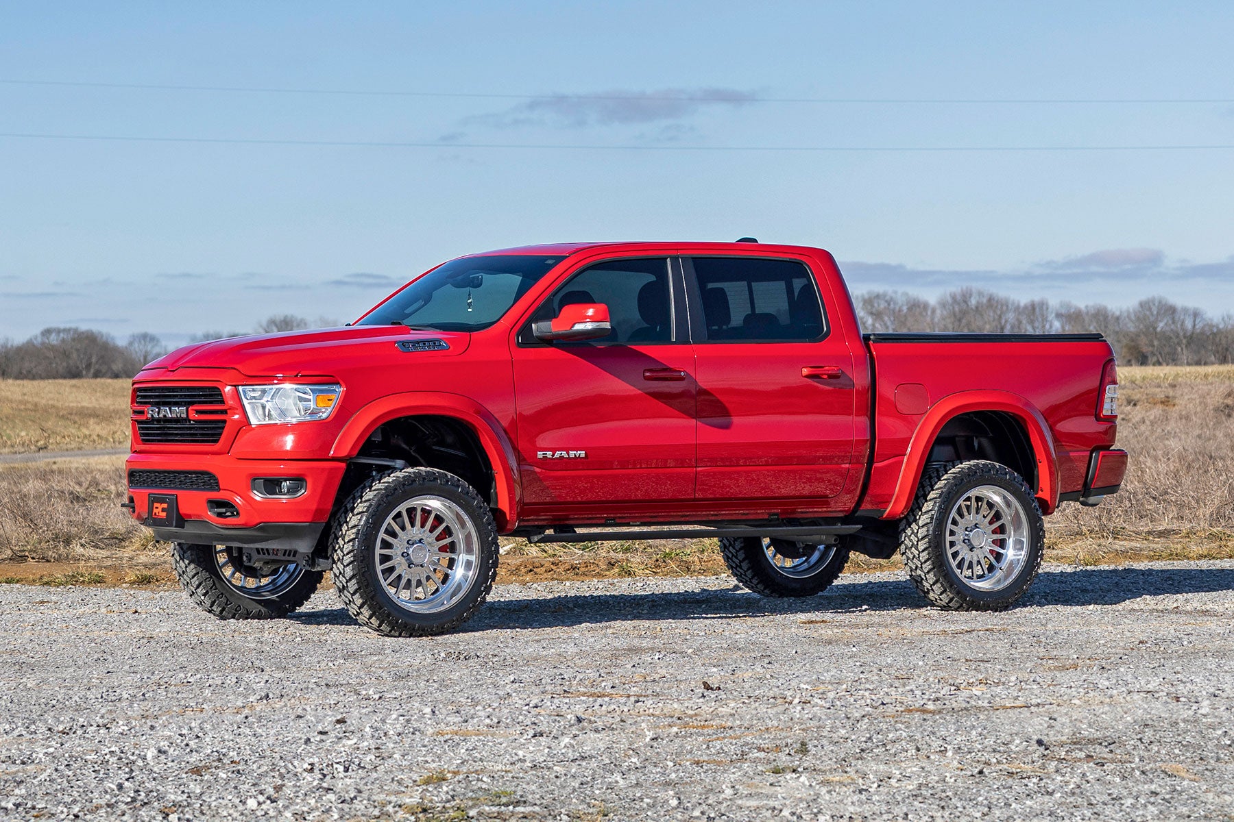 Sport Fender Flares PW7 Bright White Ram 1500 2WD/4WD (2019-2024) Rough Country