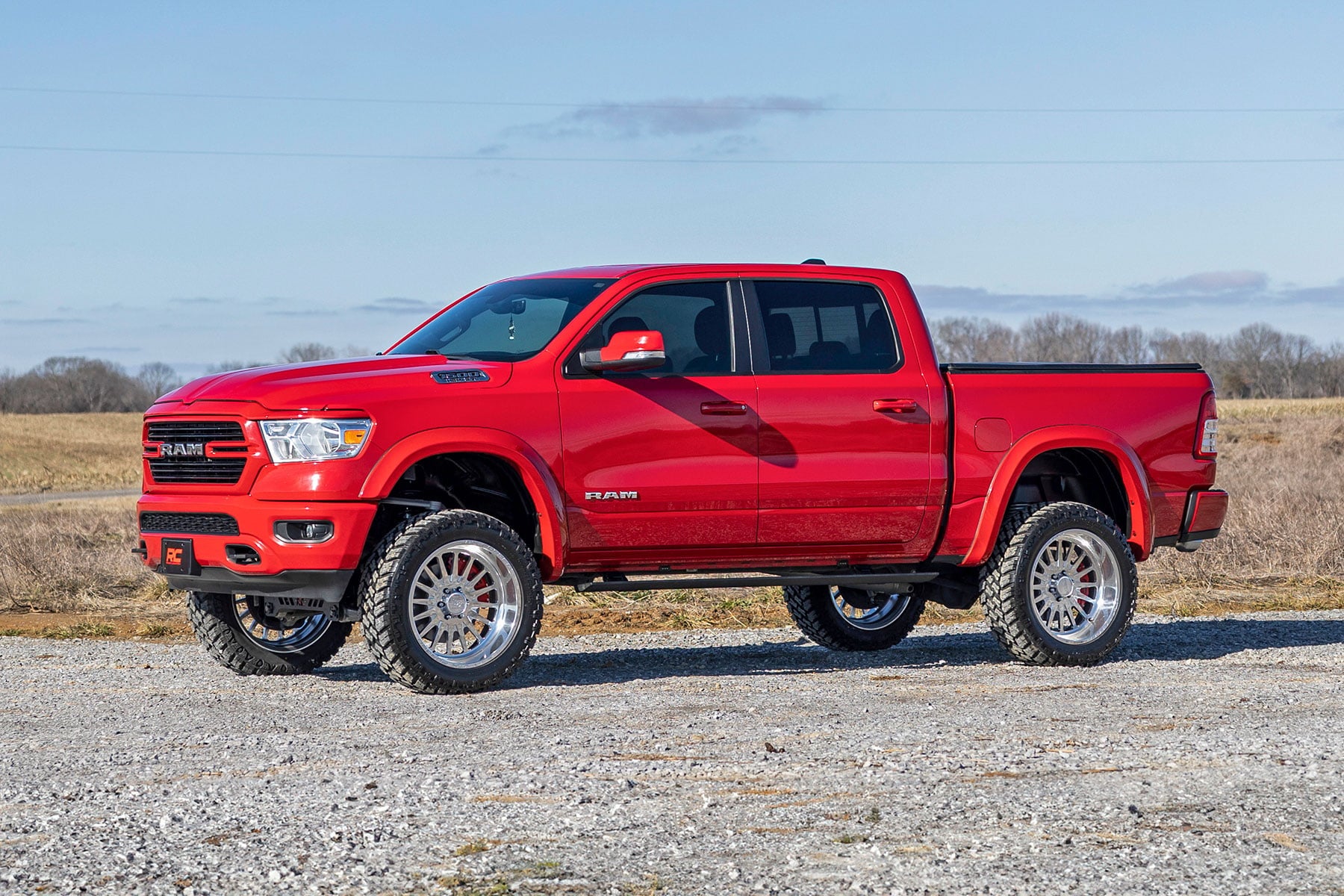 Sport Fender Flares PX8 Black Crystal Ram 1500 2WD/4WD (2019-2024) Rough Country