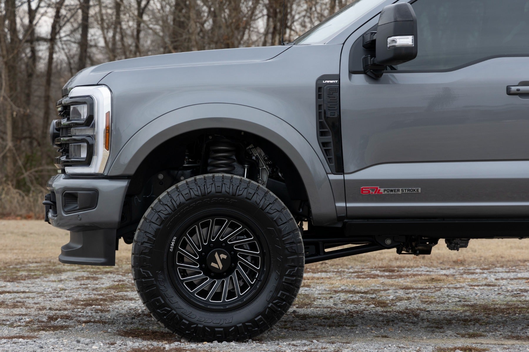 Sport Fender Flares D1 Stone Gray Ford F-250/F-350 Super Duty (23-26) Rough Country