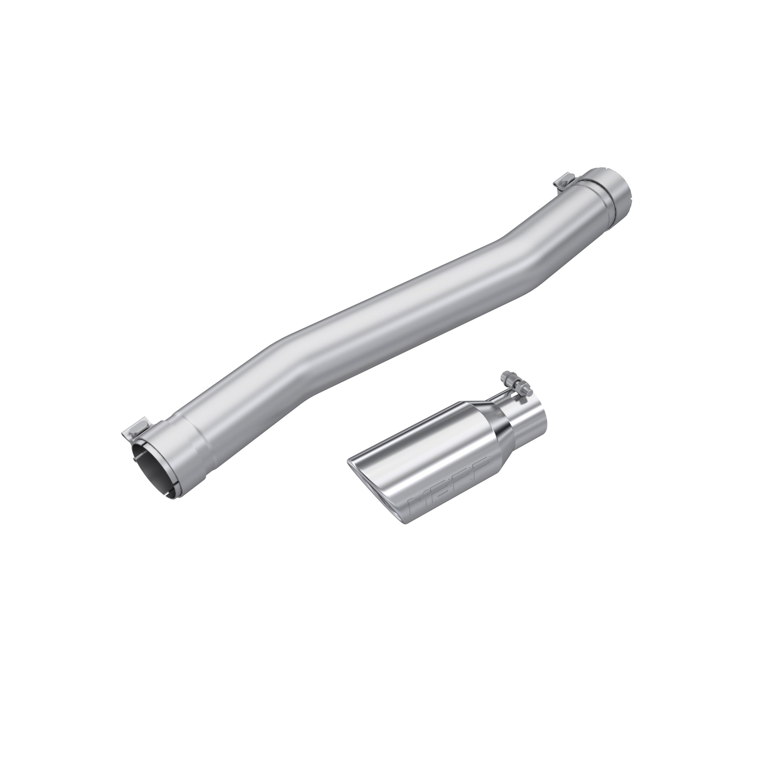14-Present Silverado/Sierra 1500 4.3L/5.3L Armor Plus T409SS 3 Inch Muffler Bypass with 4 Inch OD Tip, MBRP