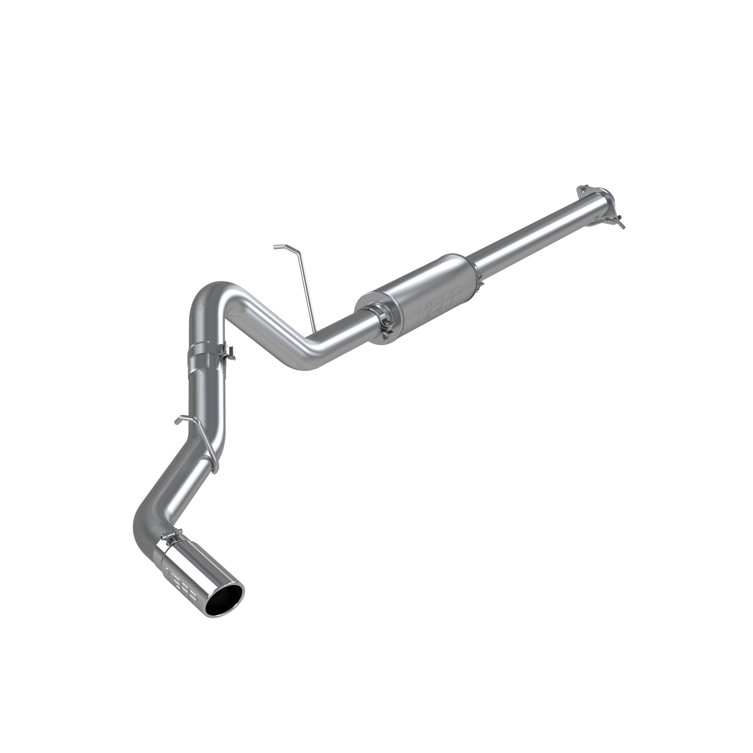 Silverado/Sierra Cat Back Exhaust System Single Side Exit Armor Plus For 11-19 Chevrolet/GMC 2500HD Pick-up 6.0L V8 MBRP