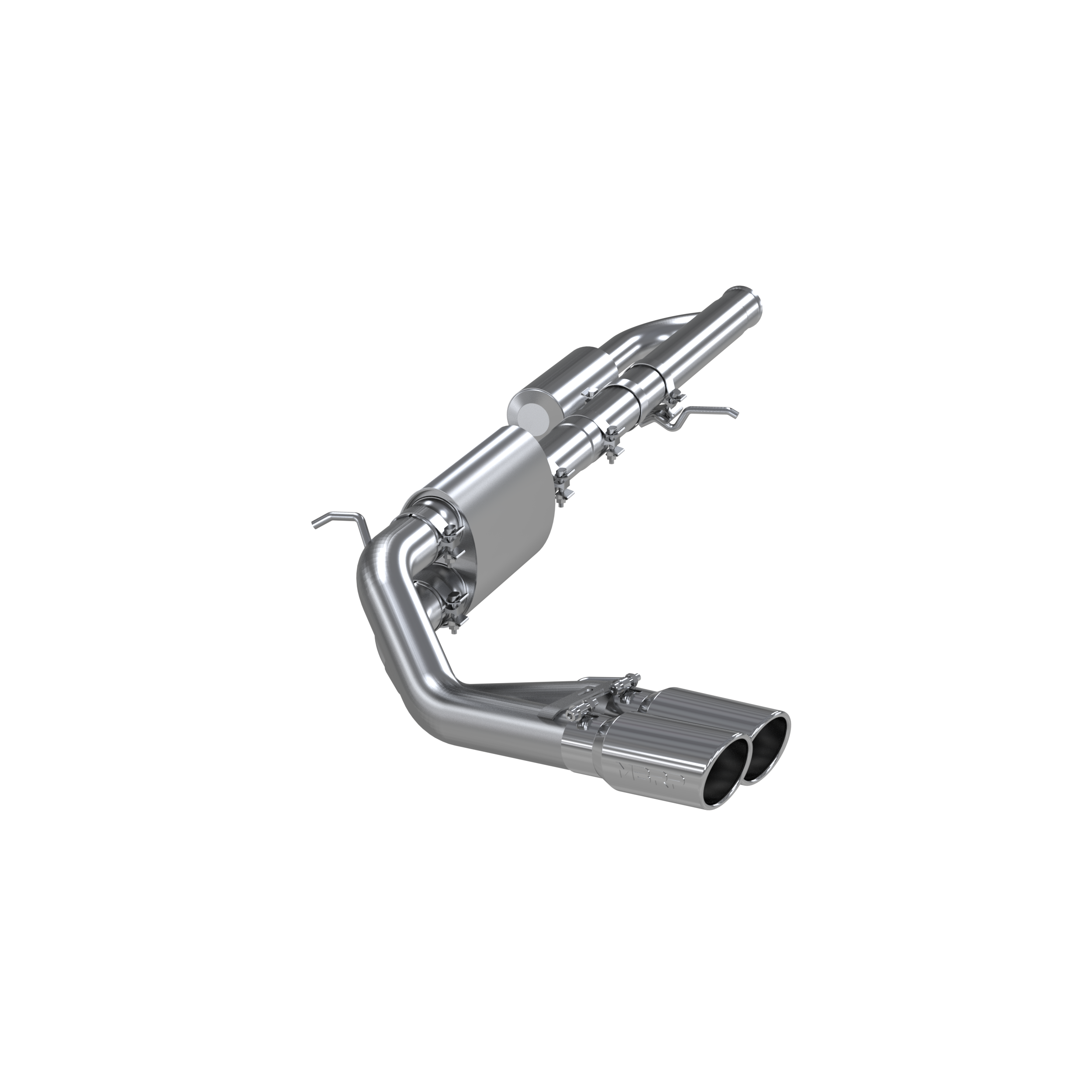 3 Inch Cat Back Exhaust System Pre-Axle Dual Outlet T409 Stainless Steel For 09-18 Silverado/Sierra 1500 4.3L V6, 5.3L V8 with one-piece driveshaft excluding Regular cab 19-19 Silverado/Sierra 1500 4.3L V6, 5.3L V8 Limited LD MBRP