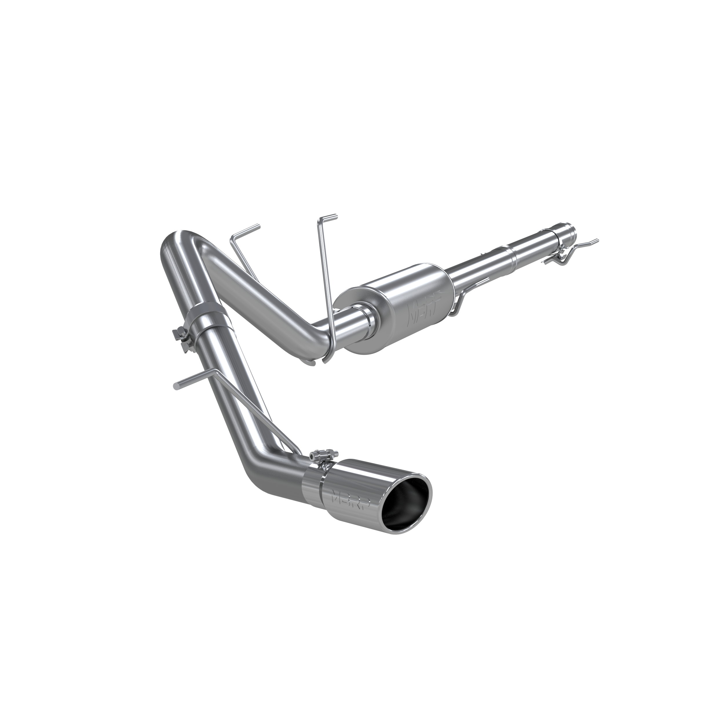 Cat Back Exhaust System Single Side T409 Stainless Steel For 09-18 RAM 1500 19-24 RAM 1500 Classic MBRP