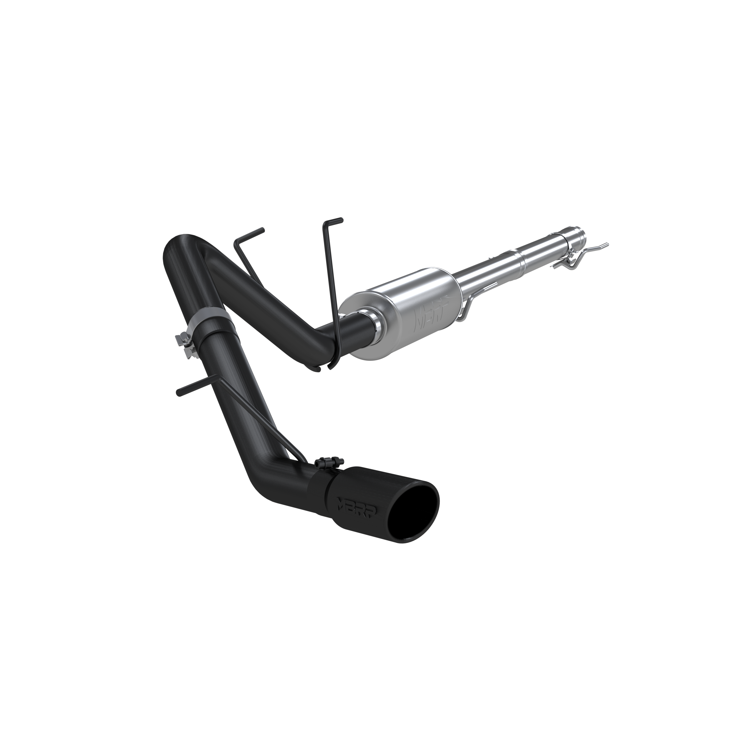 Dodge 3 Inch Cat Back Exhaust System Single Side Exit Exhaust Armor BLK Series For 09-18 RAM 1500 5.7L 19-24 RAM 1500 Classic 5.7L HEMI MBRP