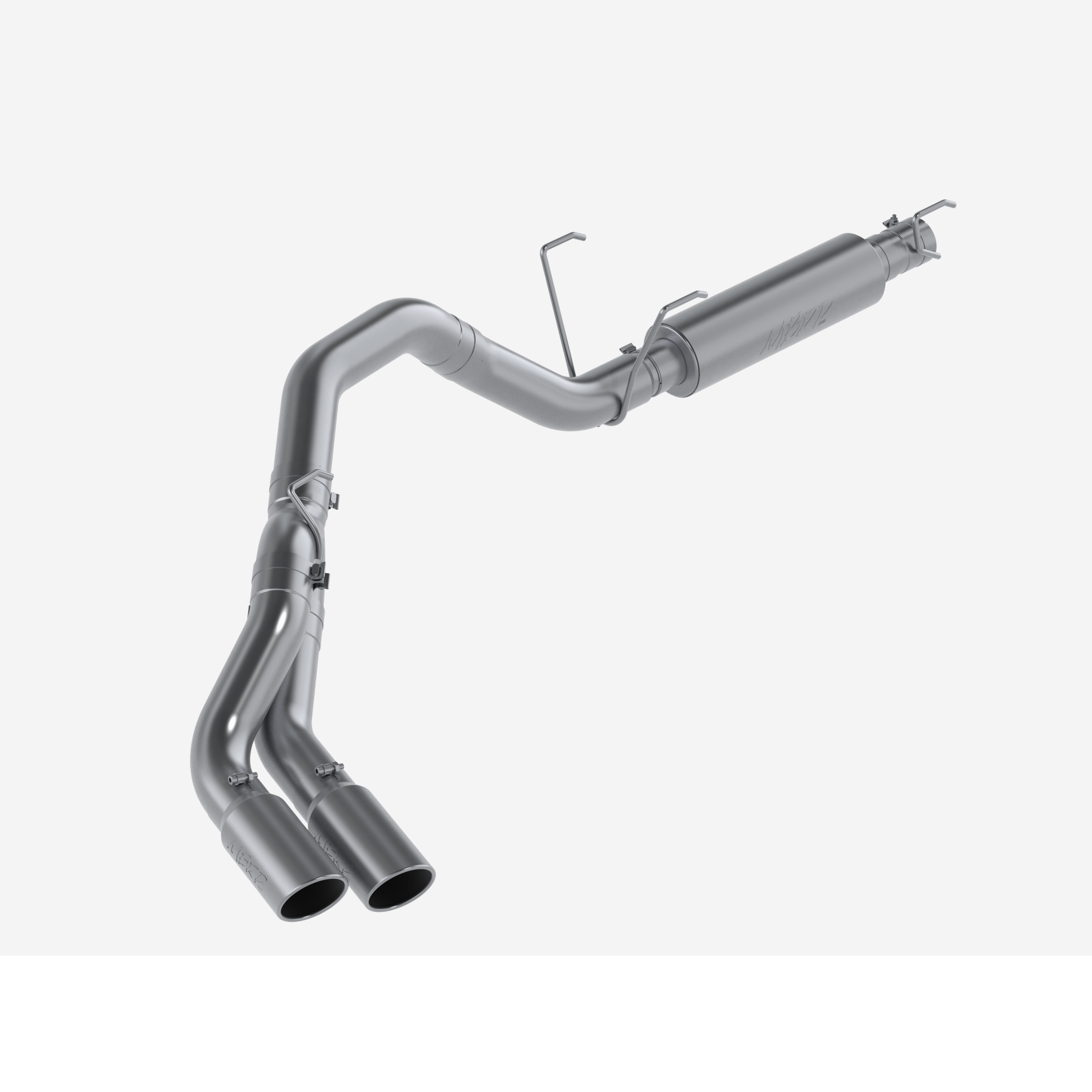 4 Inch Cat Back Exhaust System For 14-Up RAM 2500/3500 6.4L Single Side Dual Outlet Aluminized Steel MBRP