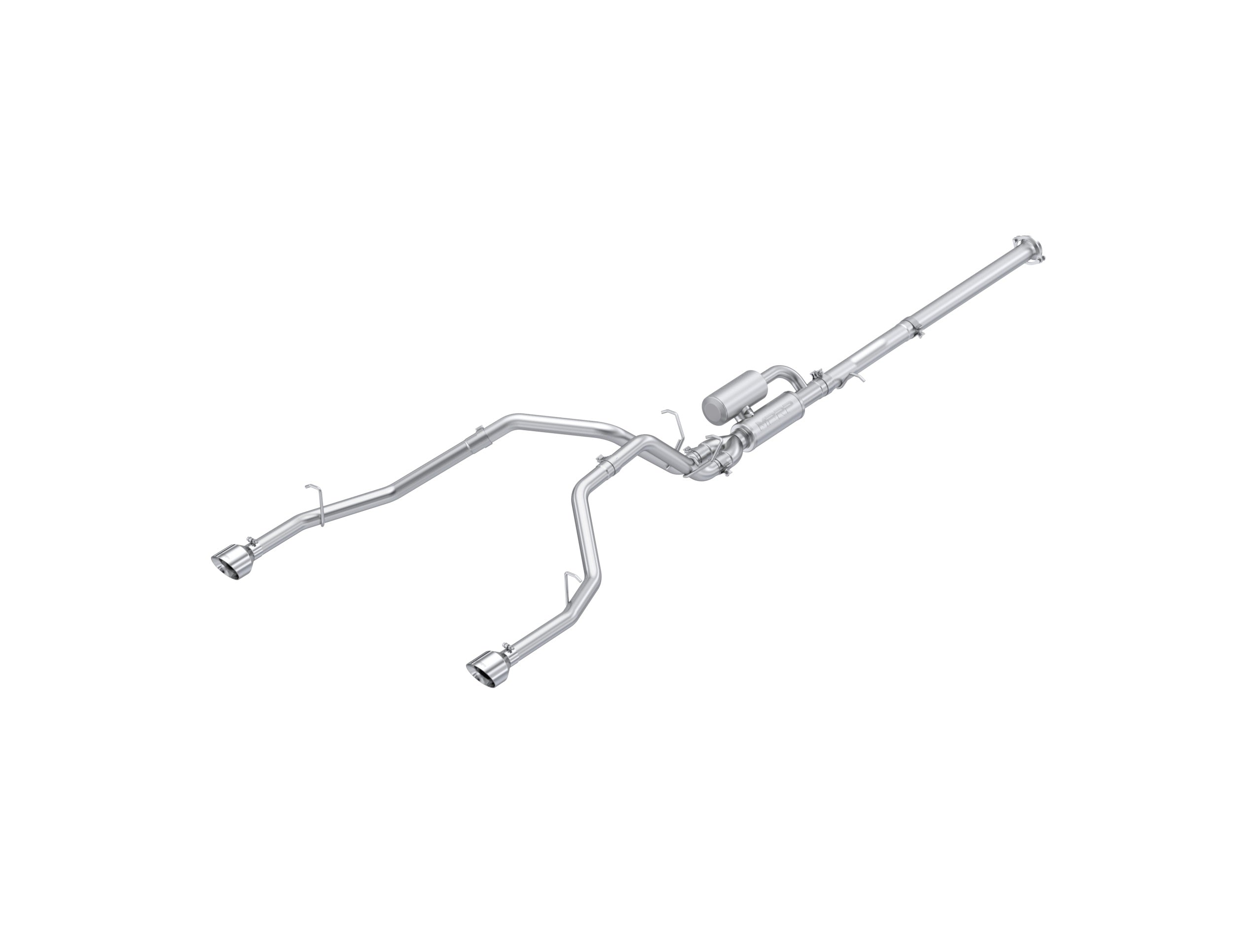 2025-Up Ram 1500 3.0L SST SO Armor Lite 3 inch Cat-back 2.5 Inch Dual Split Rear Exhaust with Polished Tips MBRP