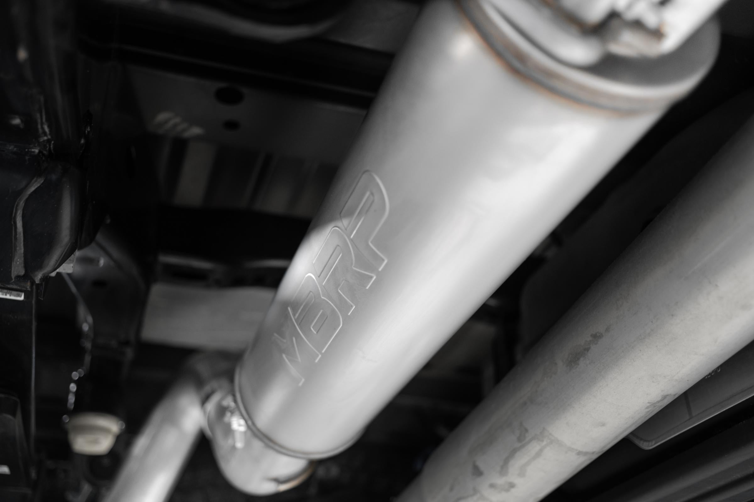 21-Up Ford F-150 4 Inch Cat Back Single Side Race version T409 Stainless Steel Exhaust System MBRP