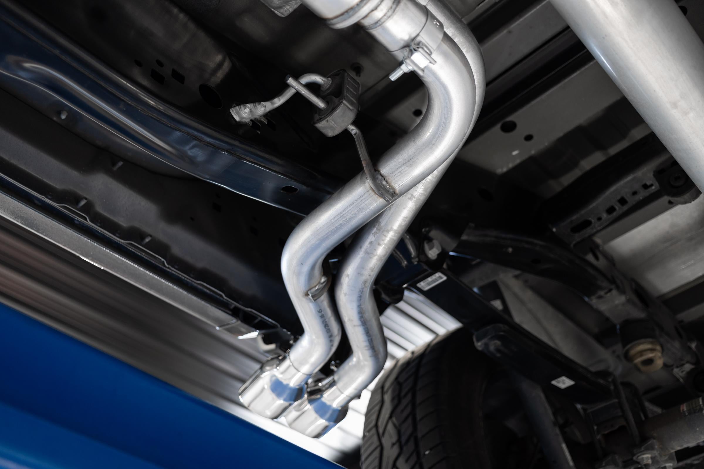 3 inch Cat-Back 2.5 inch Dual Pre-Axle (Race Profile) Black Coated 21-Up F-150 MBRP