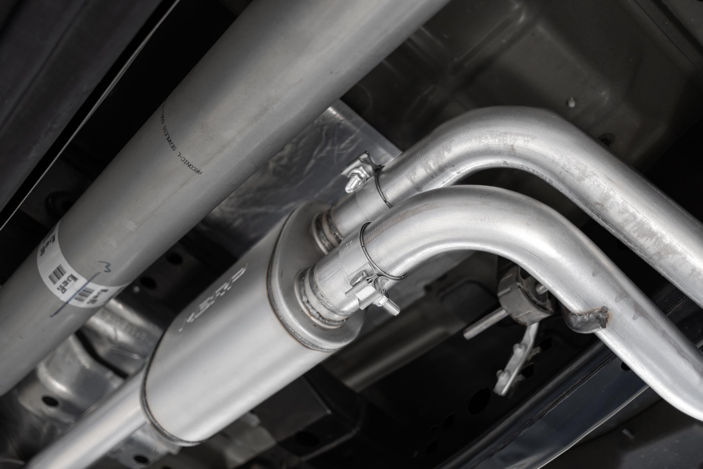 3 inch Cat-Back 2.5 inch Dual Pre-Axle (Race Profile) Black Coated 21-Up F-150 MBRP