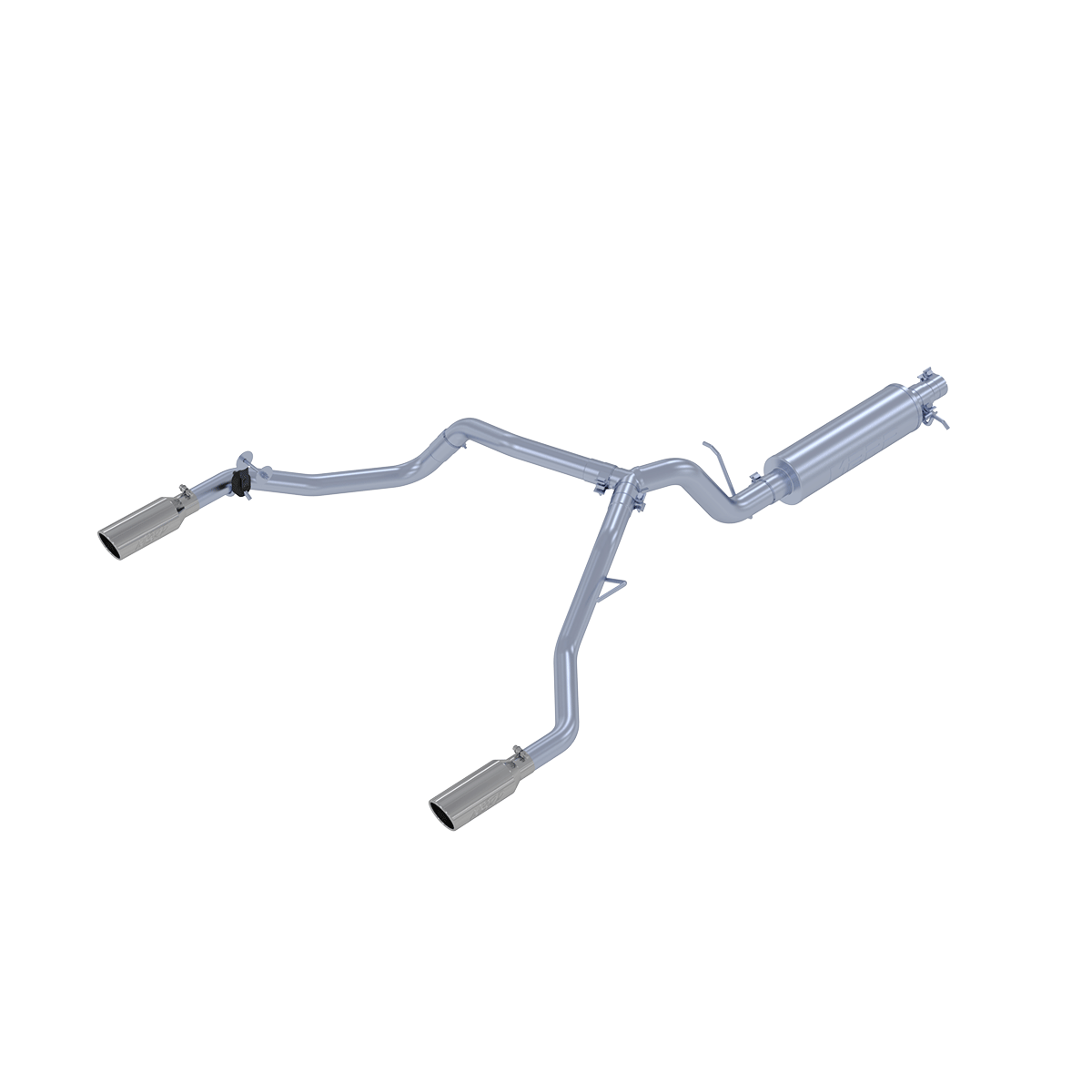 Ford 3 Inch Cat Back Exhaust System Dual Split Rear Exit For 19-23 Ford Ranger EcoBoost 2.3L MBRP