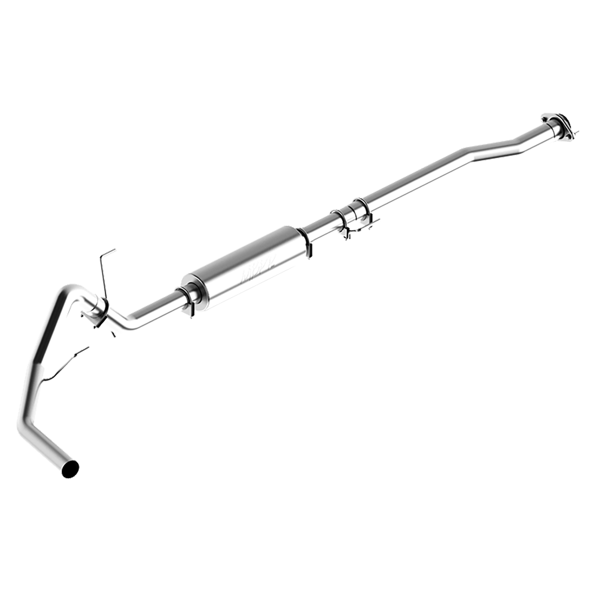 3 Inch Cat Back Exhaust System Single Side Exit Aluminized Steel For 11-14 Ford F-150 3.5L EcoBoost MBRP