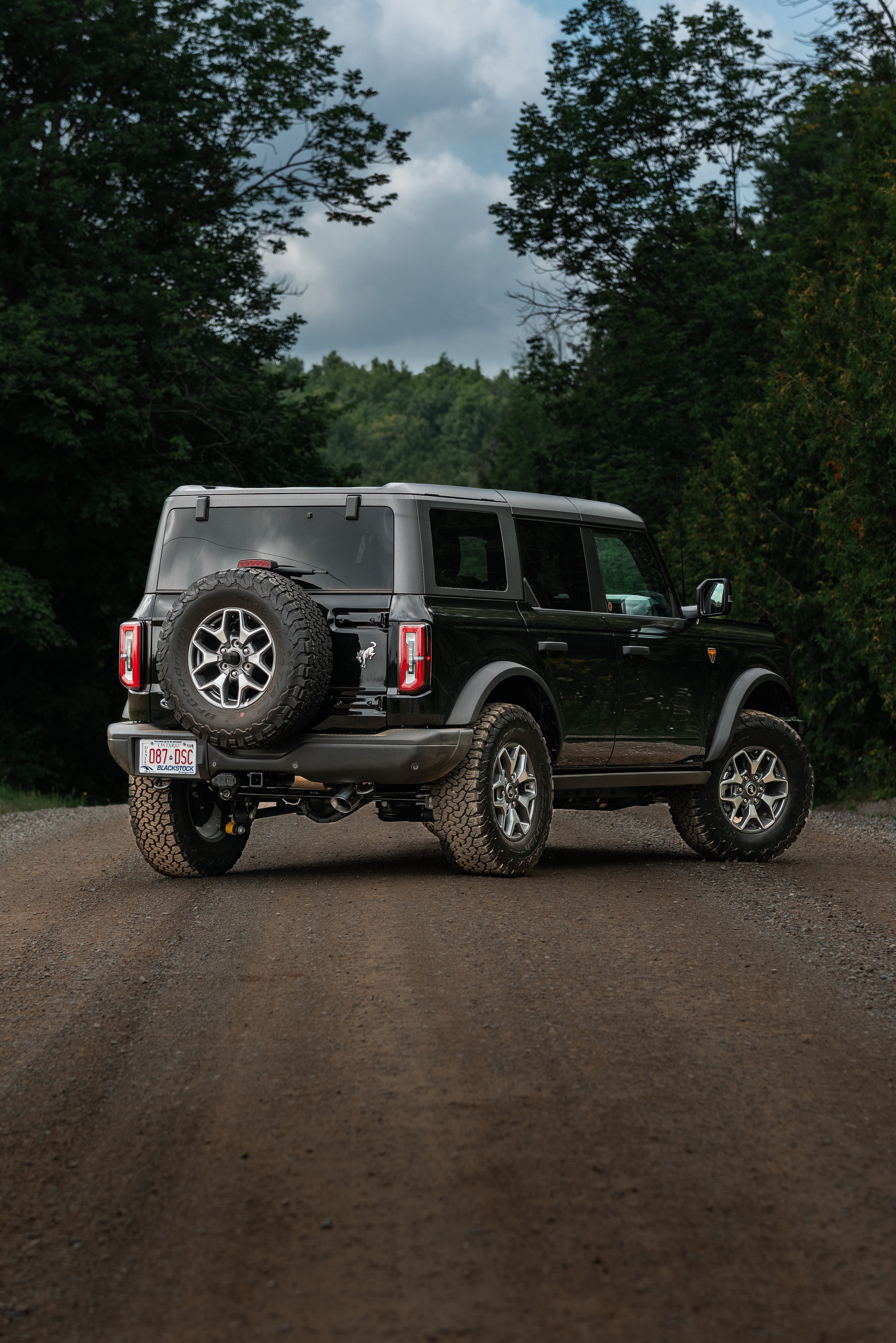 3 inch Cat-Back Single High Clearance Rear Exit 2021-Up Ford Bronco Aluminized Steel MBRP