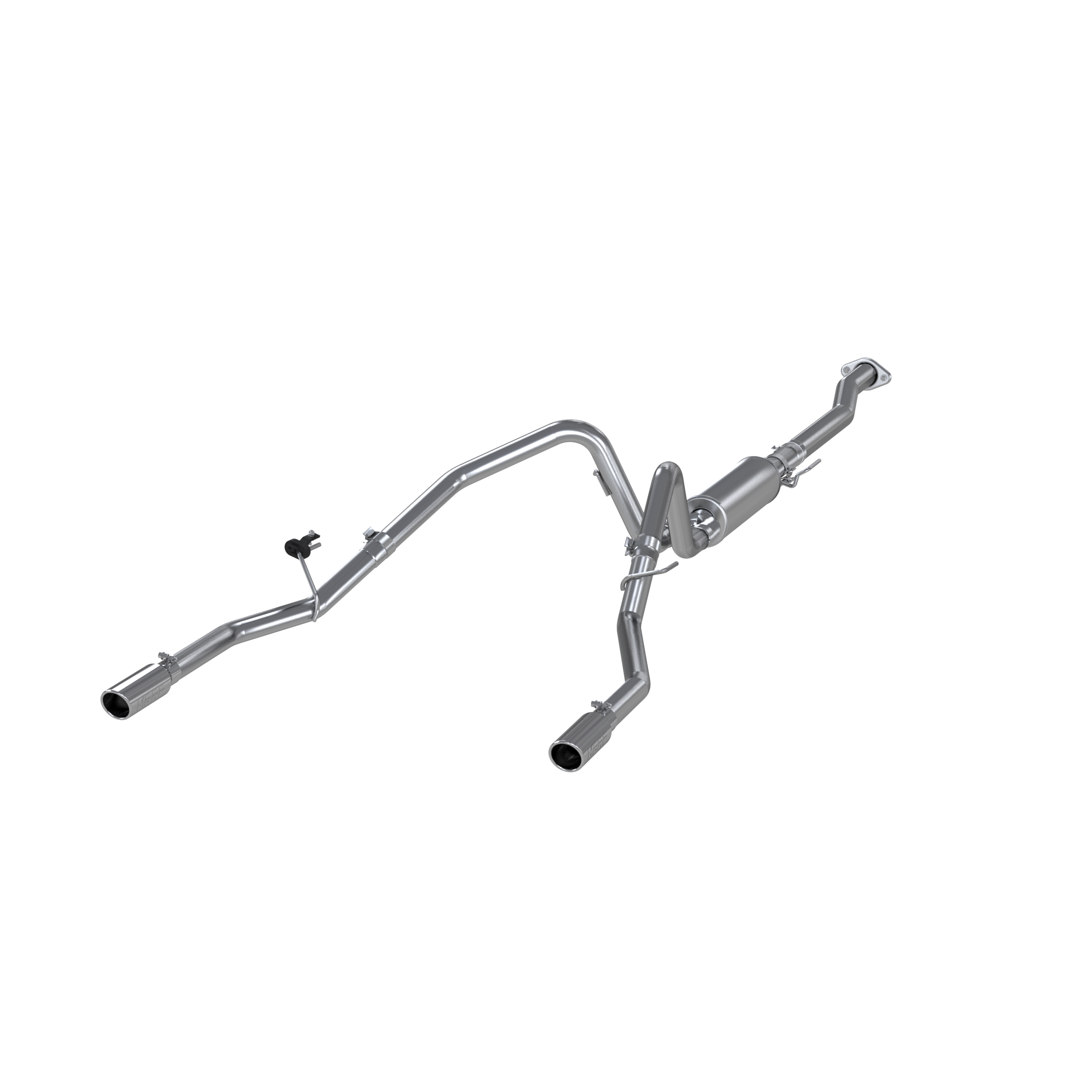 2.5 Inch Cat Back Exhaust System Dual Rear Exit For 11-14 Ford F-150 V6 EcoBoost Aluminized Steel MBRP