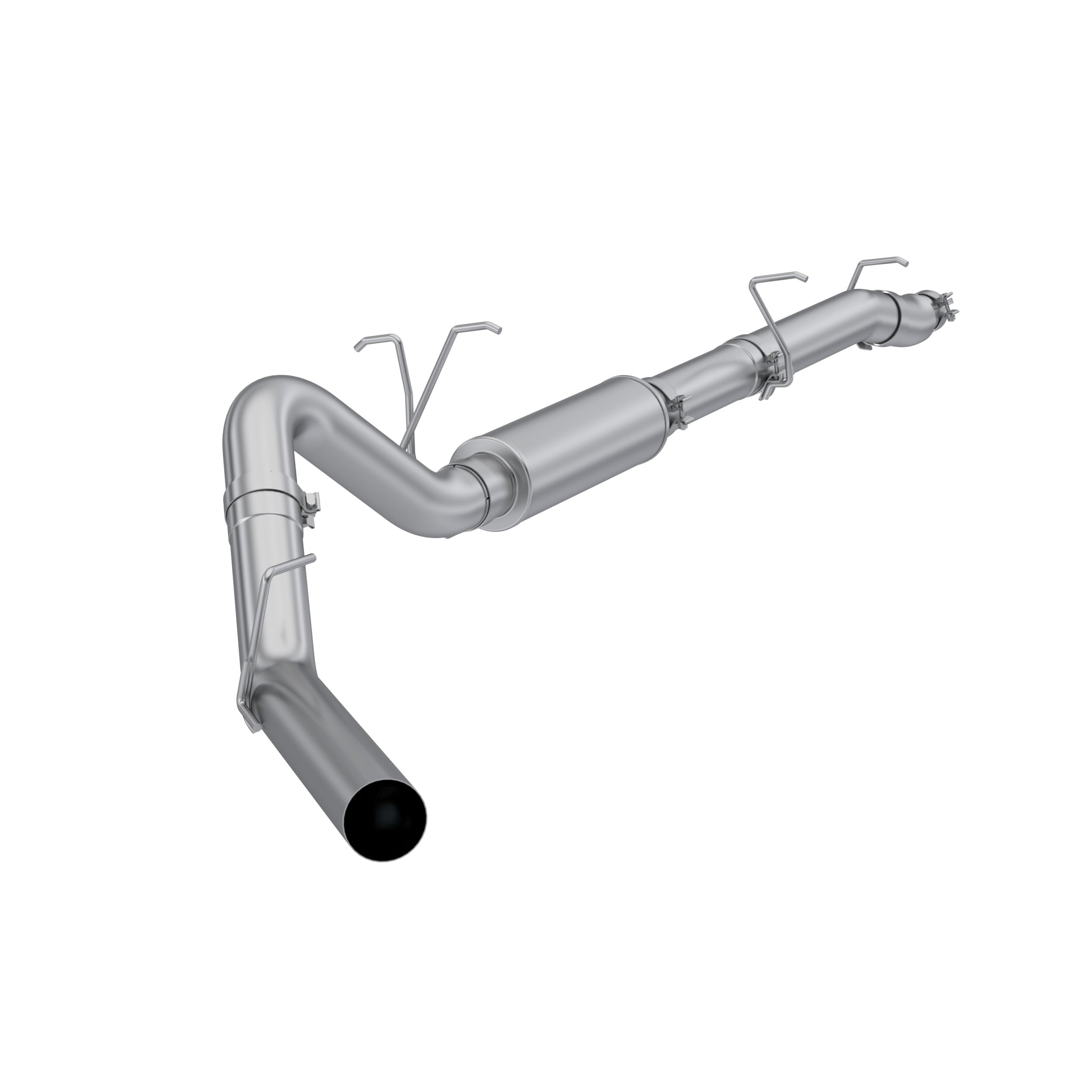 11-16 Ford F-250/F-350/F-450, 6.2L, Armor Lite 4 Inch Resonator Back Single Side Exit, No Tip, MBRP