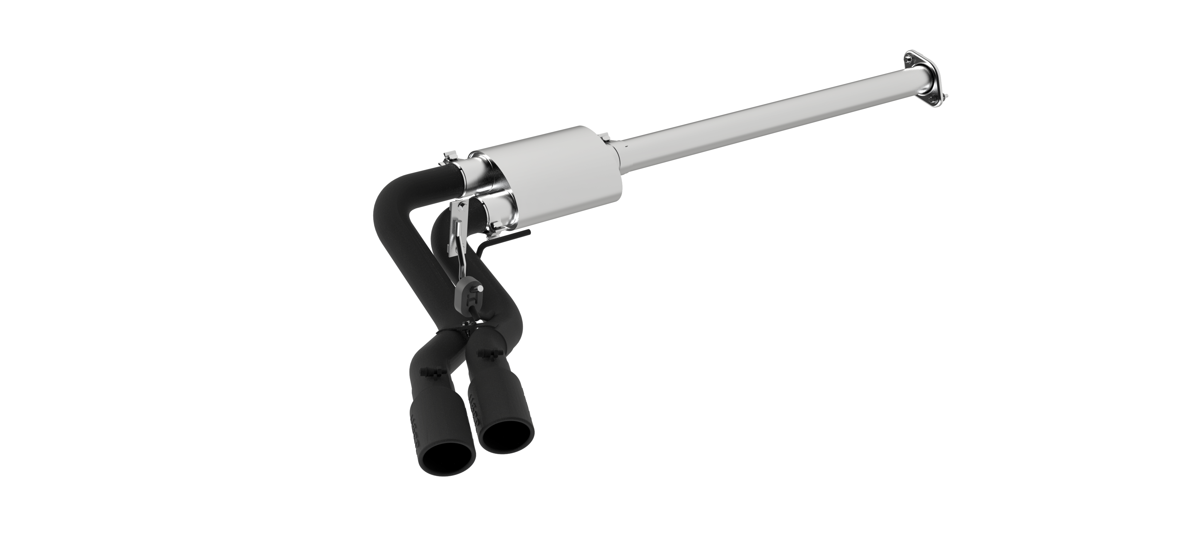 3 Inch Cat Back Exhaust System For 15-20 Ford F-150 Single Side Dual Black MBRP