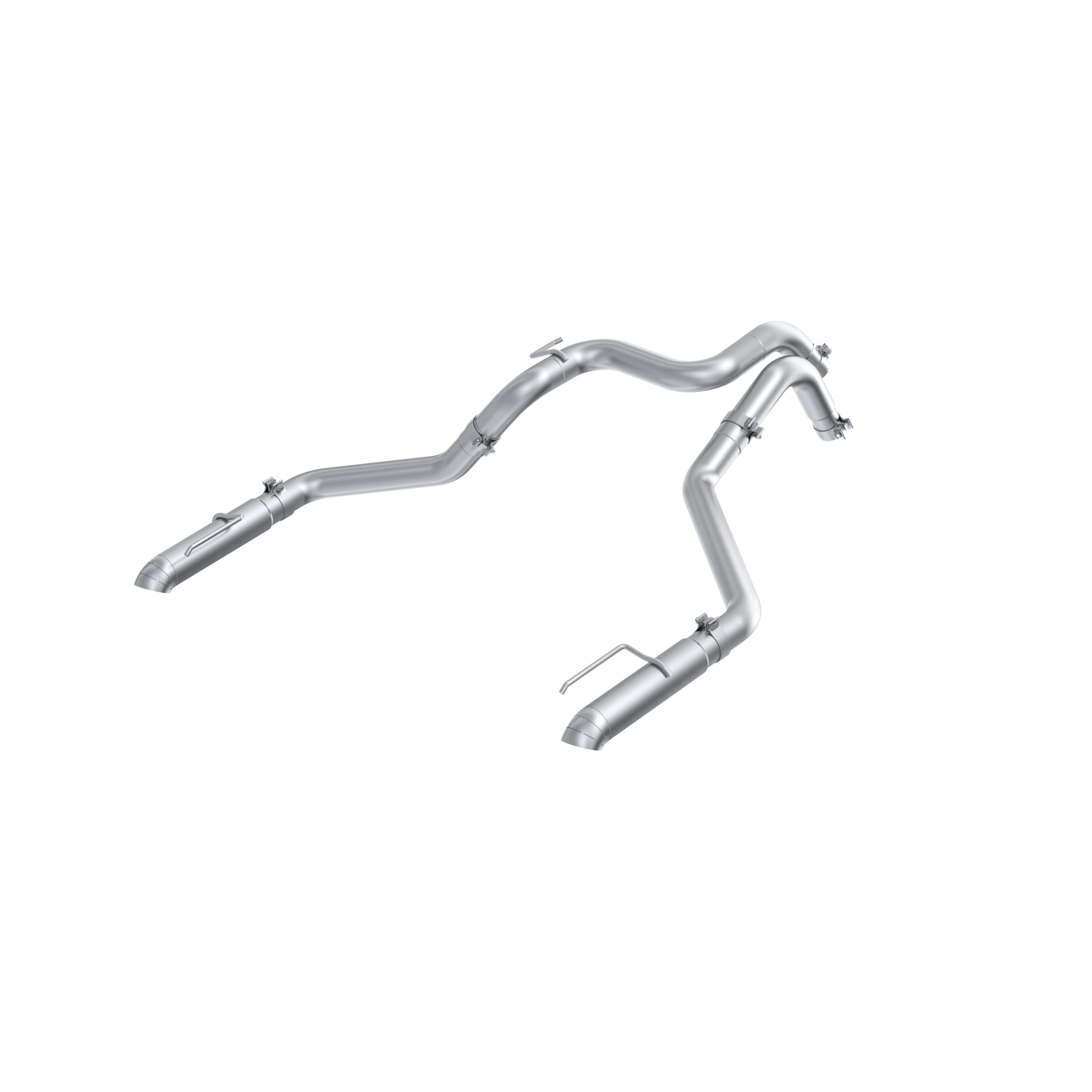 24-Present Ford Ranger Raptor 3.0L EcoBoost, Armor Pro 3-Inch Axle-Back Dual Rear Turn-Down MBRP