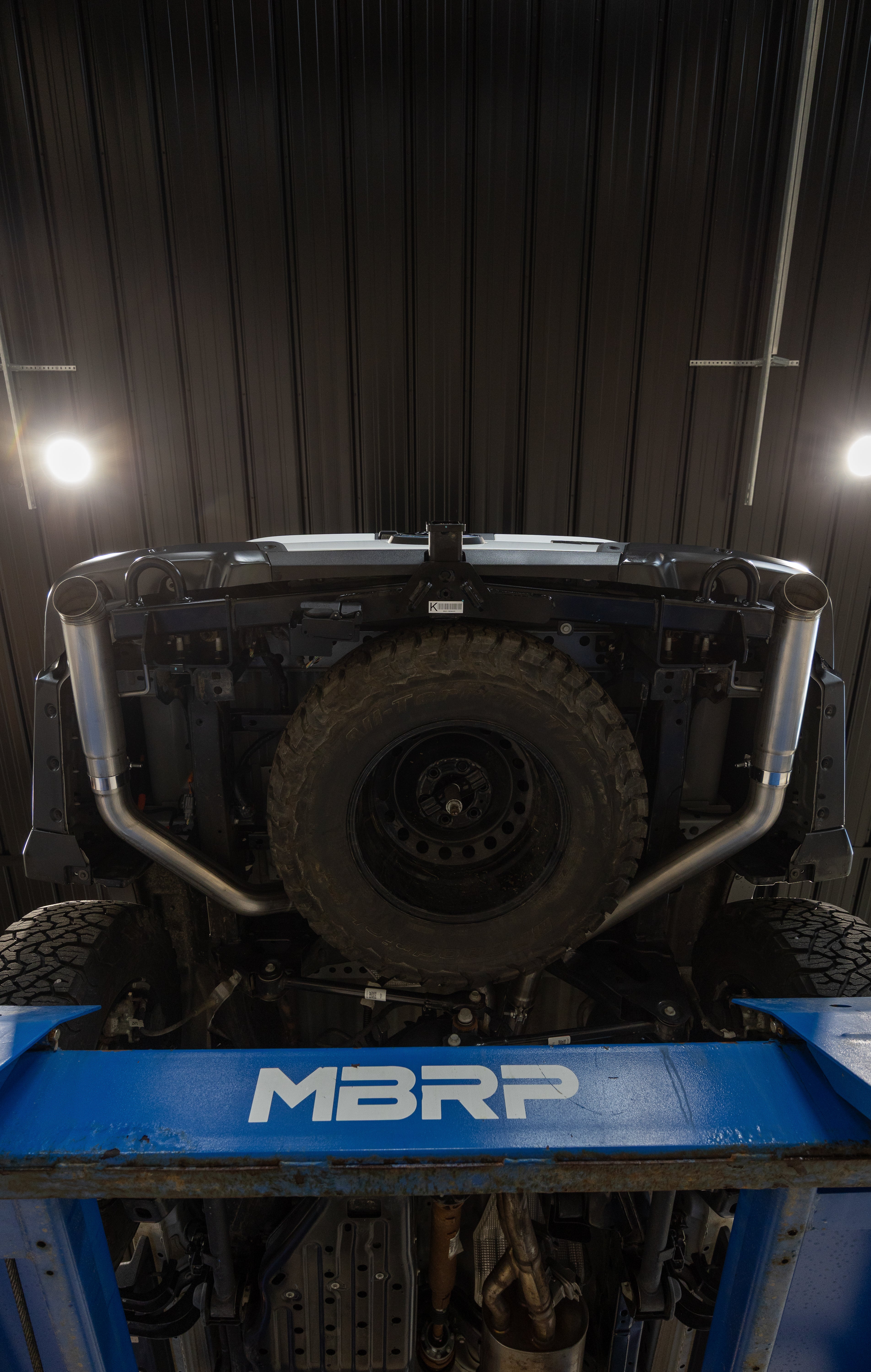 24-Present Ford Ranger Raptor 3.0L EcoBoost, Armor Pro 3-Inch Axle-Back Dual Rear Turn-Down MBRP