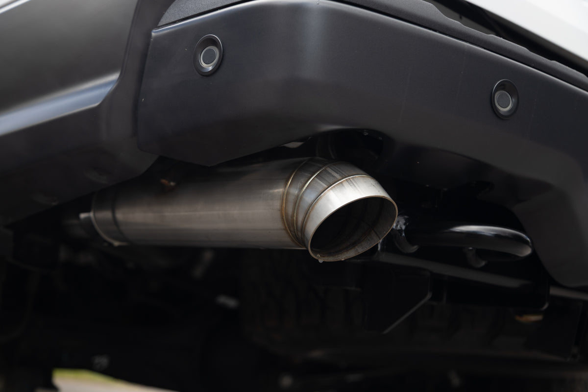 24-Present Ford Ranger Raptor 3.0L EcoBoost, Armor Pro 3-Inch Axle-Back Dual Rear Turn-Down MBRP