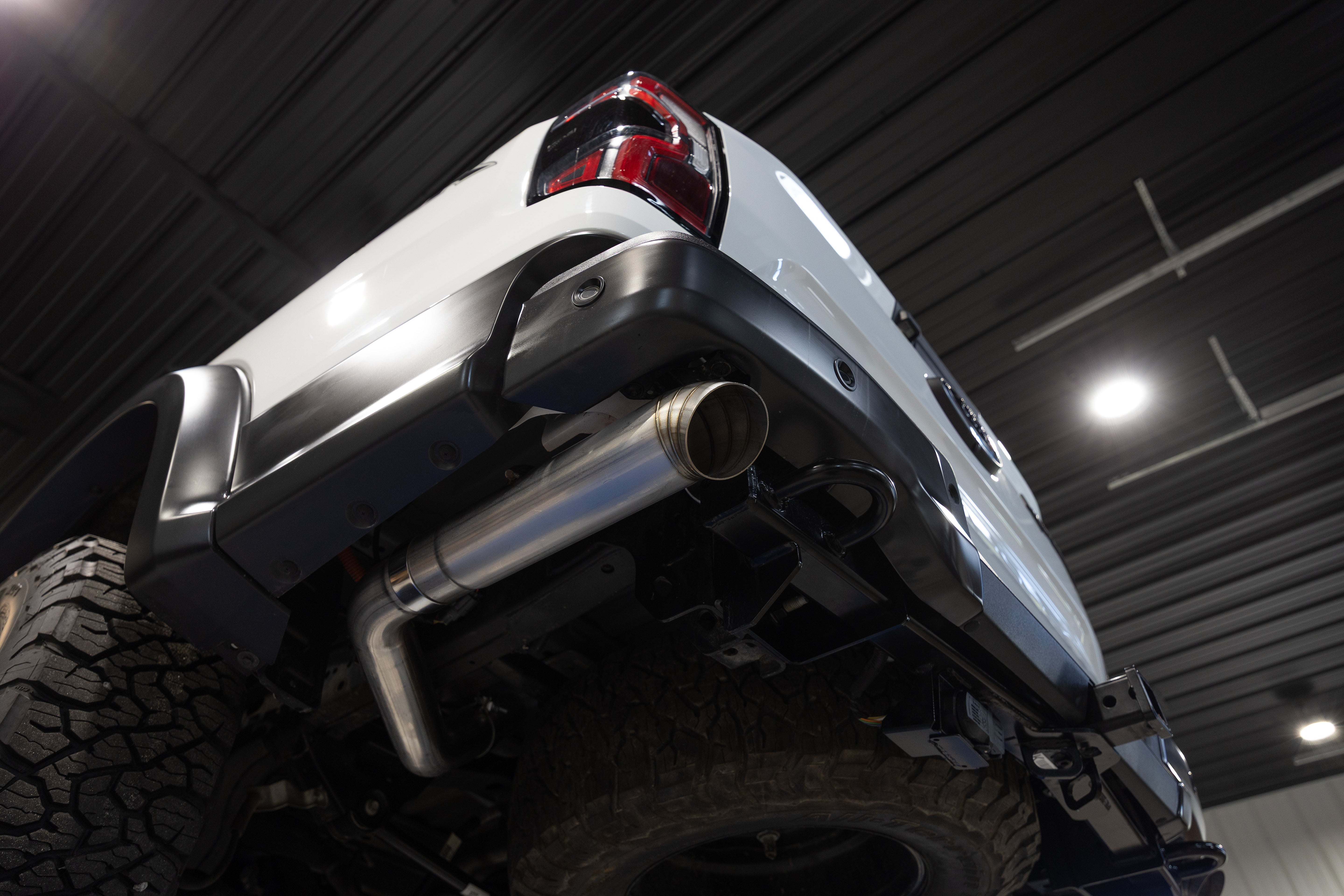 24-Present Ford Ranger Raptor 3.0L EcoBoost, Armor Pro 3-Inch Axle-Back Dual Rear Turn-Down MBRP