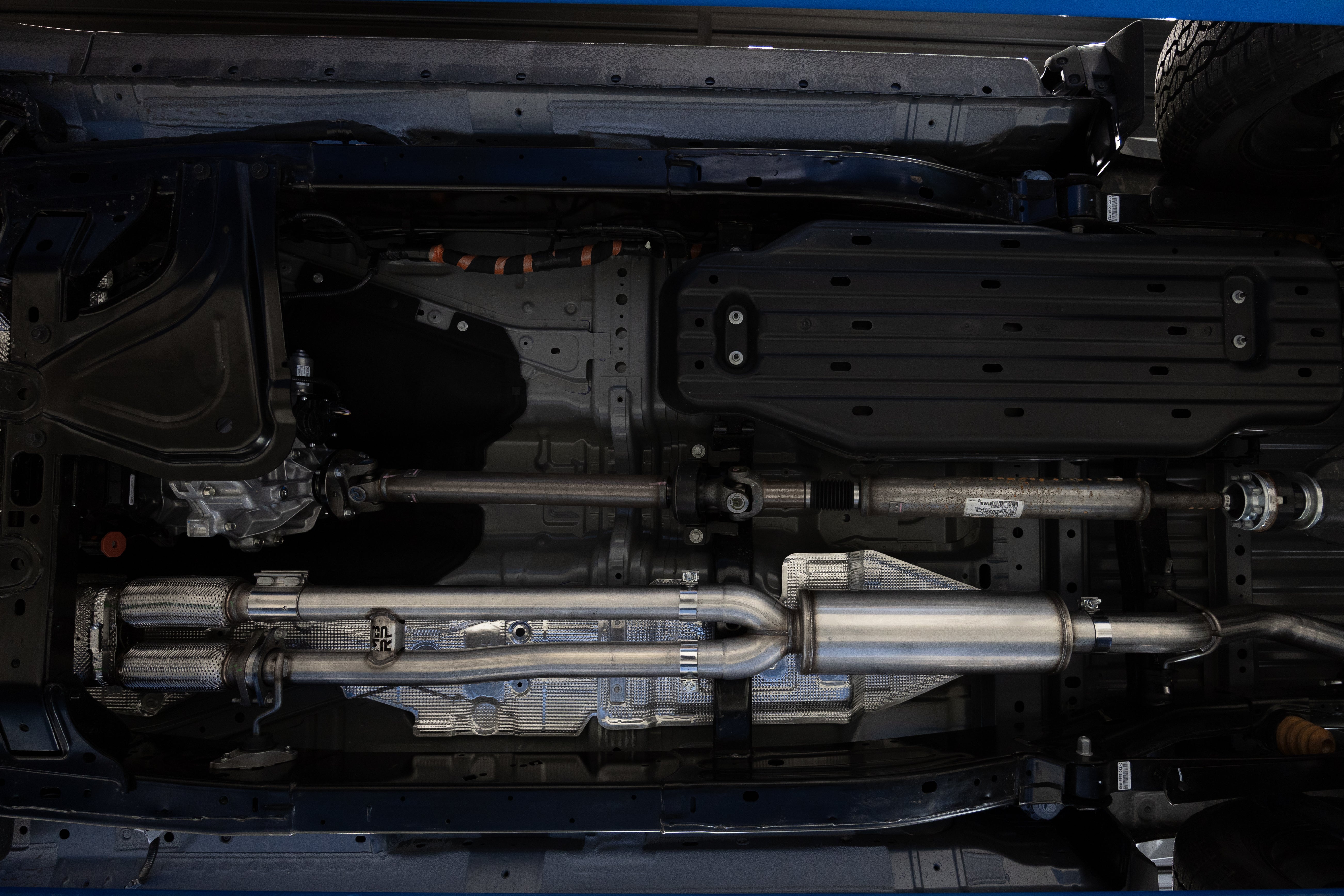 2024-Present Ford Ranger 2.7L, Armor BLK 2.5-Inch Cat-Back 3-Inch Single Side Rear Exit, MBRP