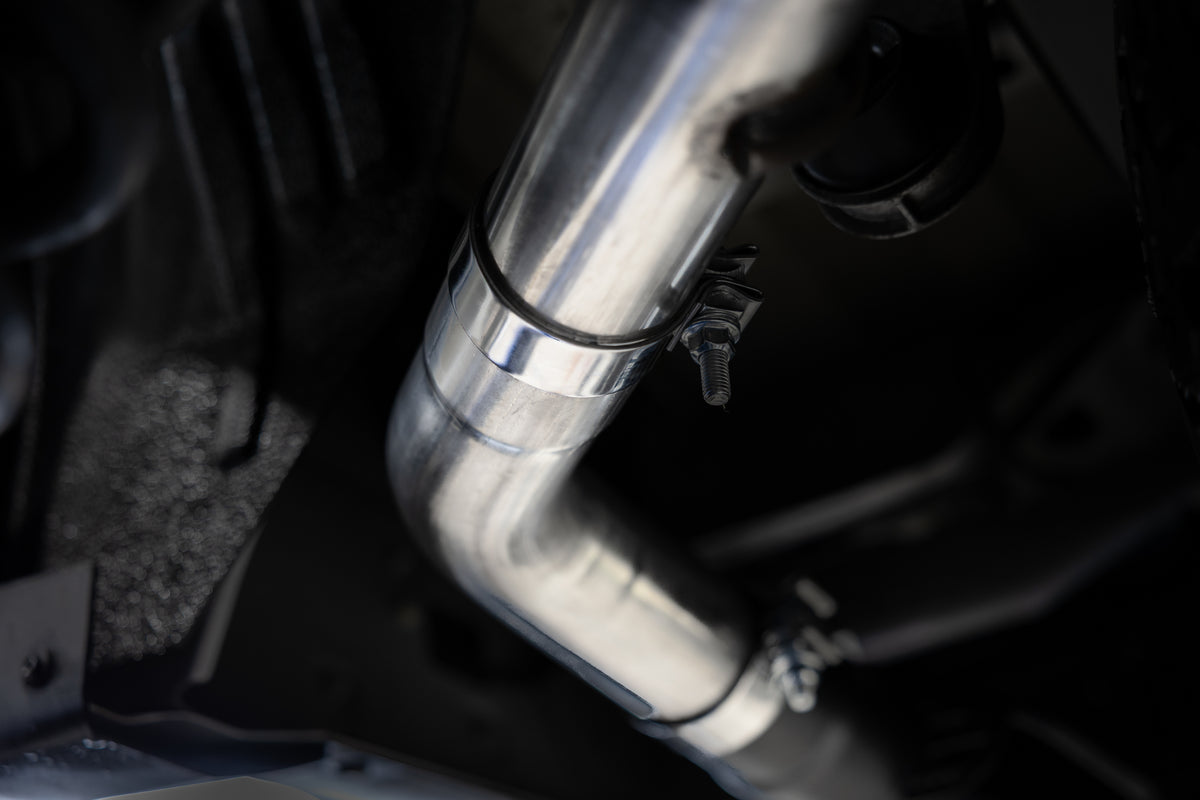 22-Present Ford F-150 Raptor 3.5L and Raptor R 5.2L Armor Pro 3-Inch Axle-Back Dual Split Rear Turn Down MBRP