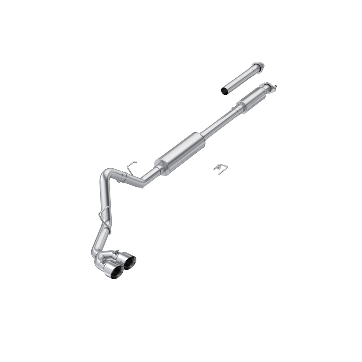 15-20 Ford F-150 2.7L, 3.5L and 5.0L Armor Lite 3-Inch Cat-Back Passenger Side Exit with Polished Tips MBRP
