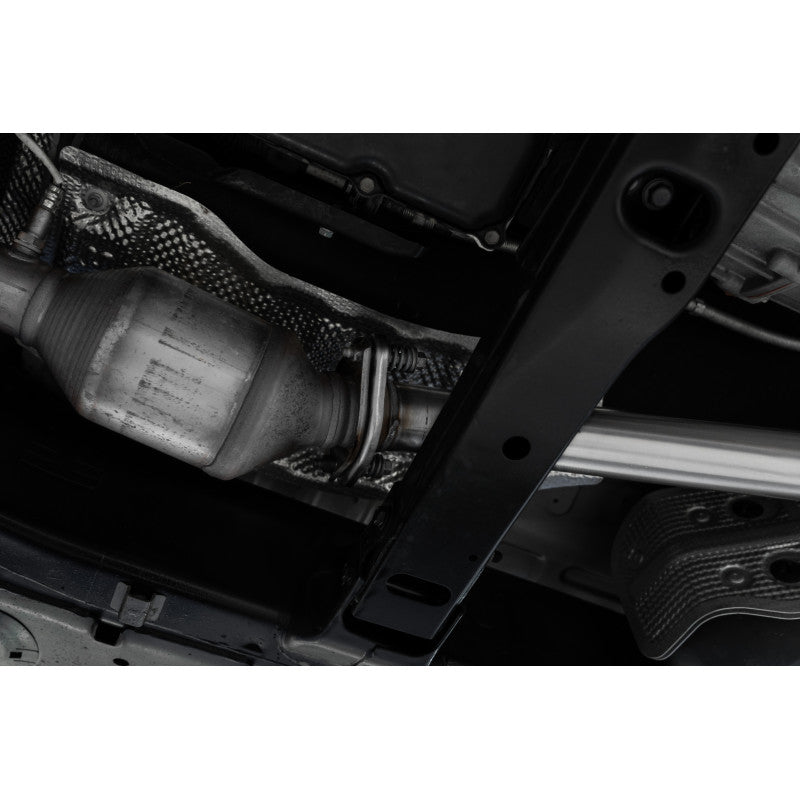 2022-Up Toyota Tundra 3.4L T304 Stainless Steel 2.5 Inch Dual Cat-Back Single Side Exit MBRP