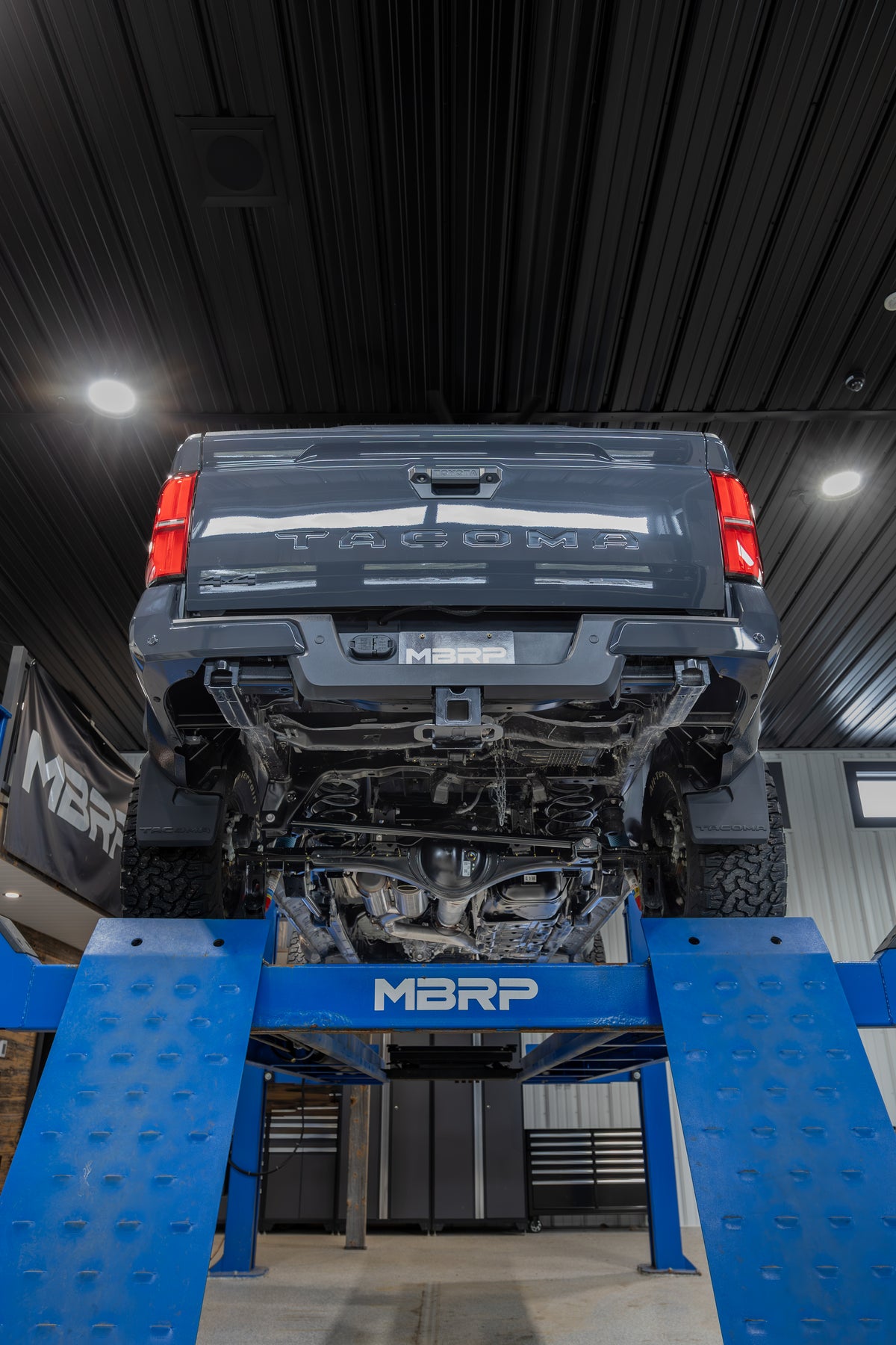 2024-Up Toyota Tacoma 2.4L Armor Pro 3-Inch Cat-Back Pre-Axle Turn Down, MBRP