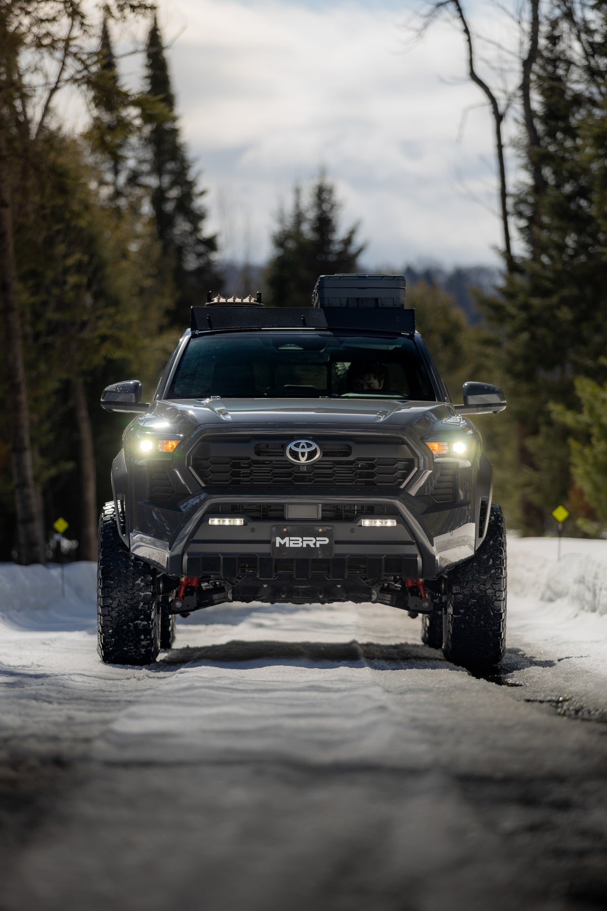 2024-Up Toyota Tacoma 2.4L Armor Lite 3-Inch Cat-Back Pre-Axle Turn Down, MBRP