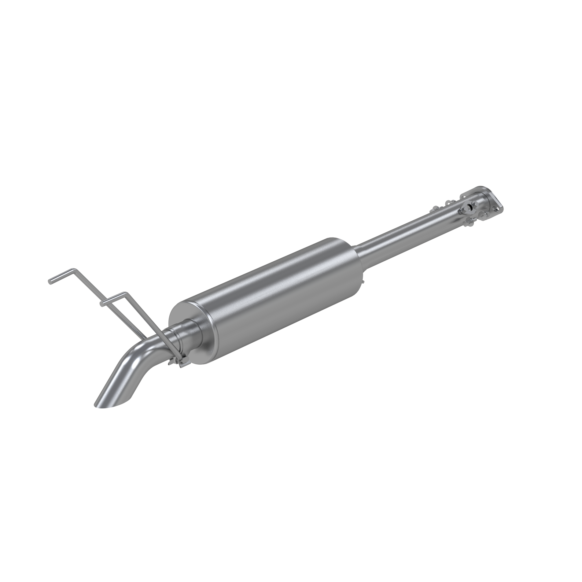 2.5 Inch Cat Back Exhaust System For 01-04 Toyota Tacoma 3.4L, 2.4L and 2.7L Turn Down T409 Stainless Steel MBRP