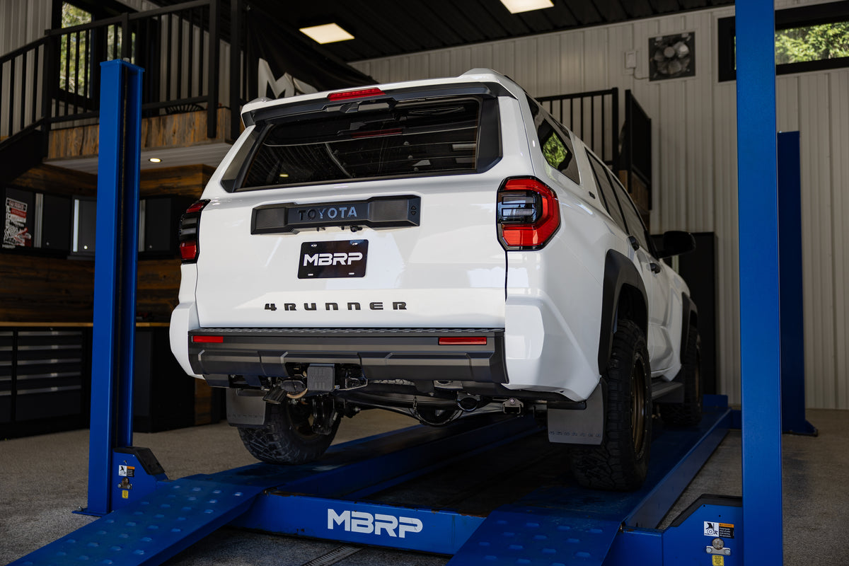 24-Present Toyota 4Runner, Armor Pro, Overland 3-Inch Cat-Back Single Rear, High-Clearance Turndown, MBRP