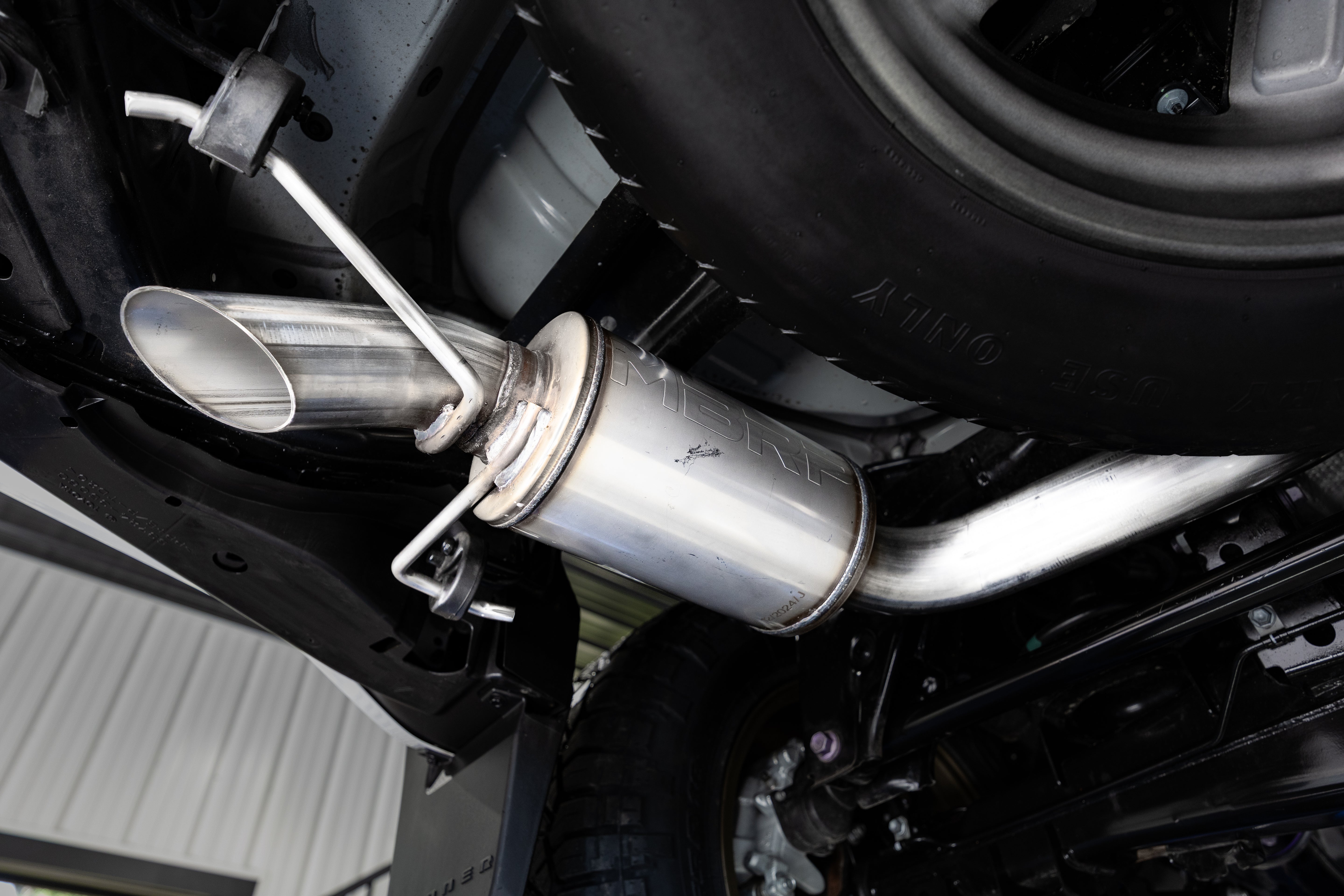 24-Present Toyota 4Runner, Armor Pro, Overland 3-Inch Cat-Back Single Rear, High-Clearance Turndown, MBRP