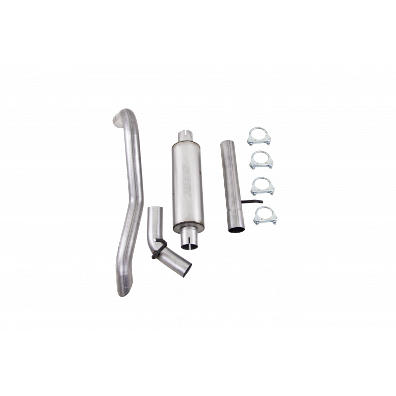 Cat Back Exhaust System Single Rear Exit Off Road Aluminum For 12-18 Jeep Wrangler/Rubicon JK 3.6L V6 2/4 Door MBRP