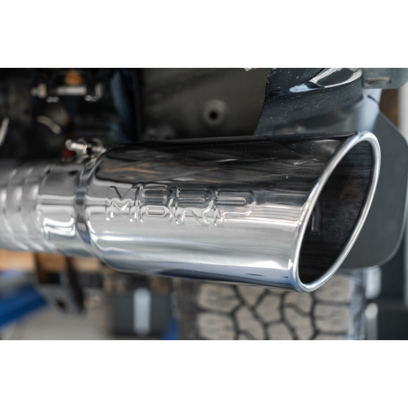 20-25 Silverado/Sierra 2500/3500 T304 Stainless Steel 4 Inch Filter Back Single Side Exit Exhaust System MBRP