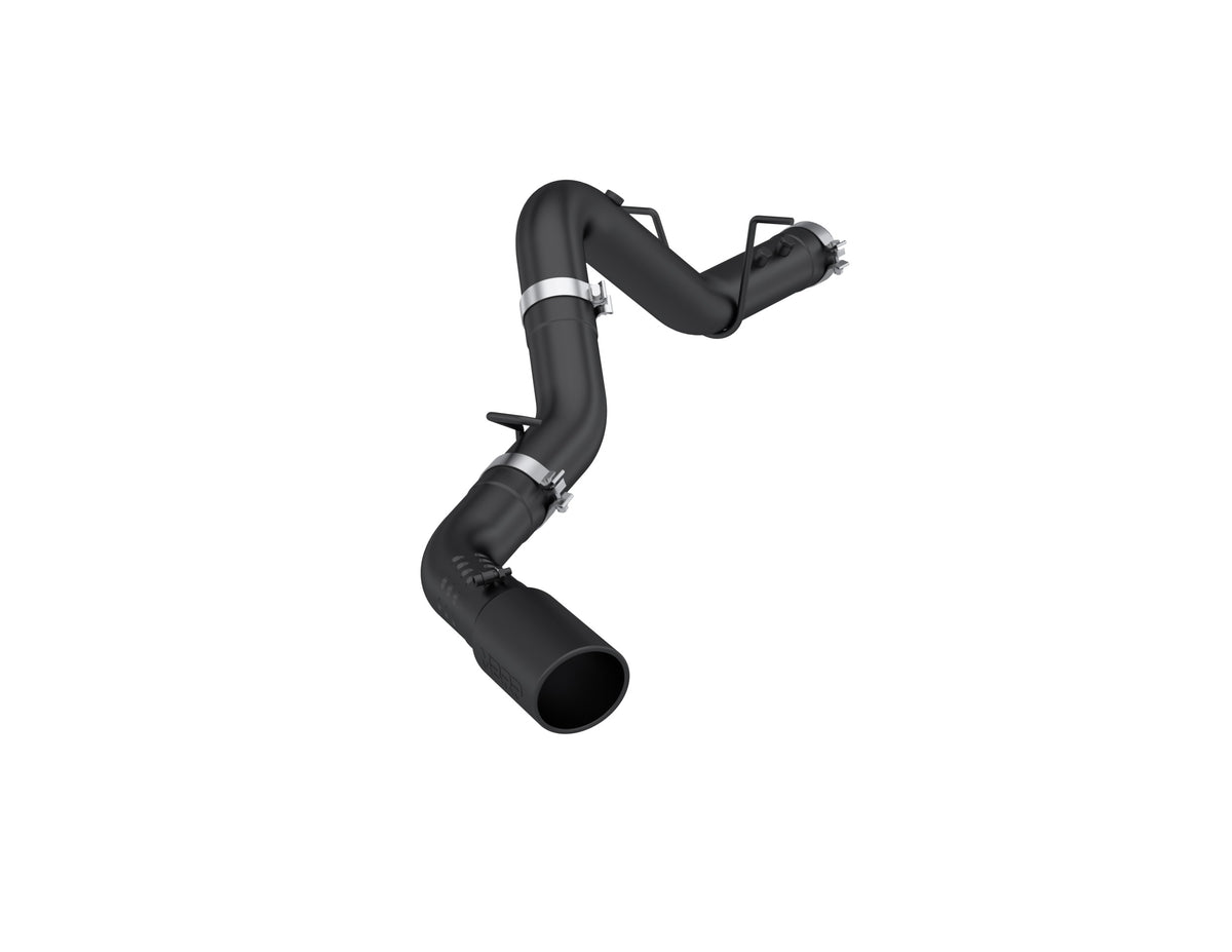 20-25 Silverado/Sierra 2500/3500 Armor BLK Black Coated Aluminized Steel 4 Inch Filter Back Single Side Exit Exhaust System MBRP