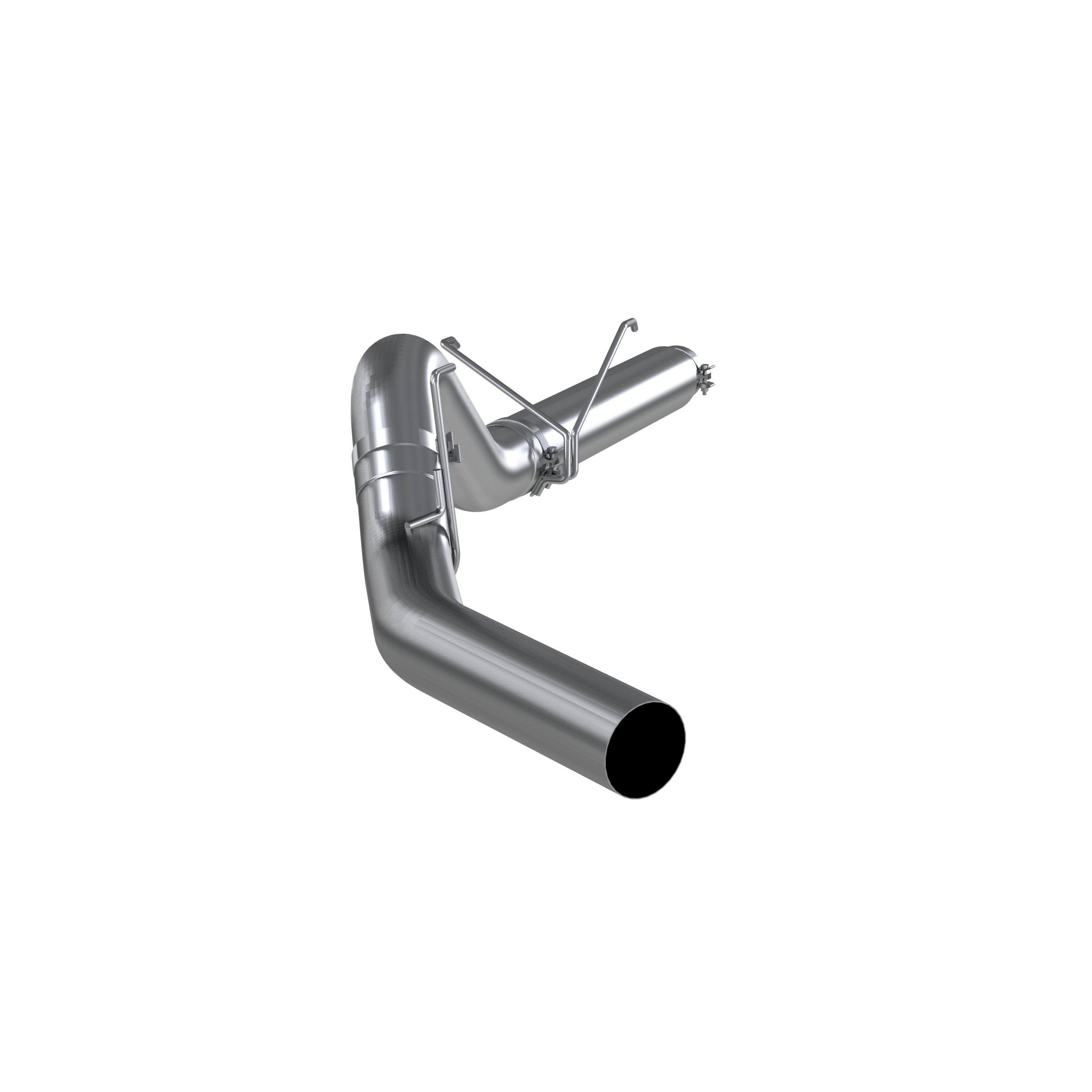 5 Inch Filter Back Exhaust Pipe Single Side, No Muffler, MBRP