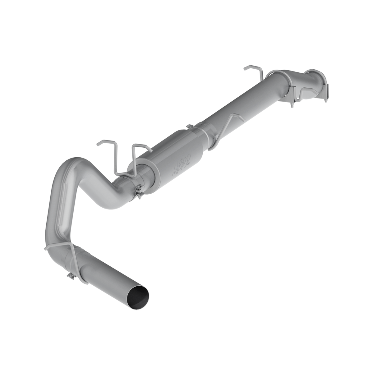 4 Inch Cat Back Exhaust System Single Side Stock Cat For 03-07 Ford F-250/350 6.0L, Extended Cab/Crew Cab MBRP