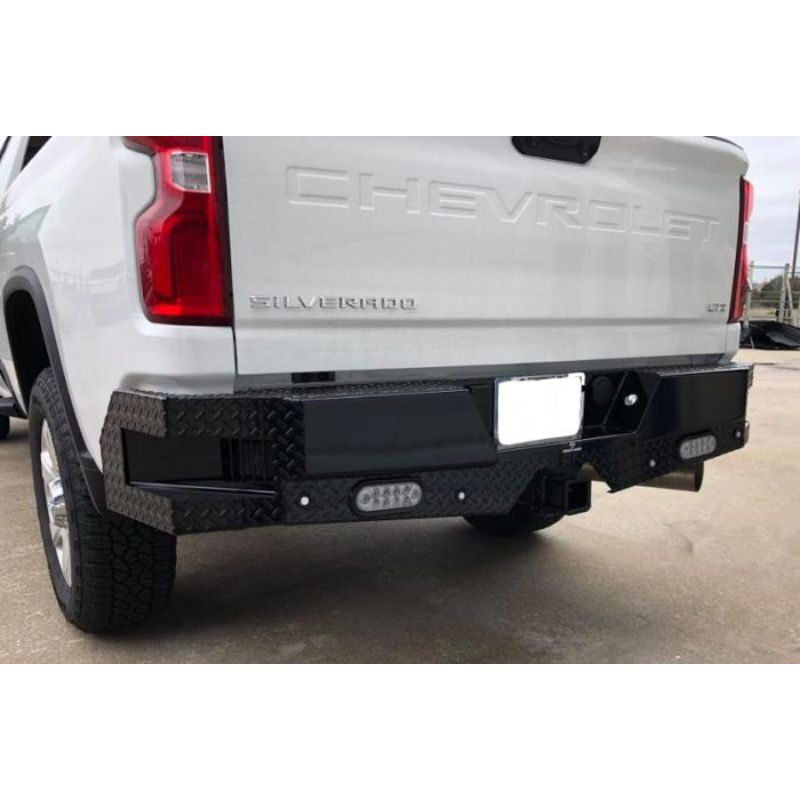 Ranch Hand Sport Series Rear Bumper Fits Select 19-25 Chevrolet/GMC Silverado/Sierra 1500/2500 HD/3500 HD Model SBC201BLSL