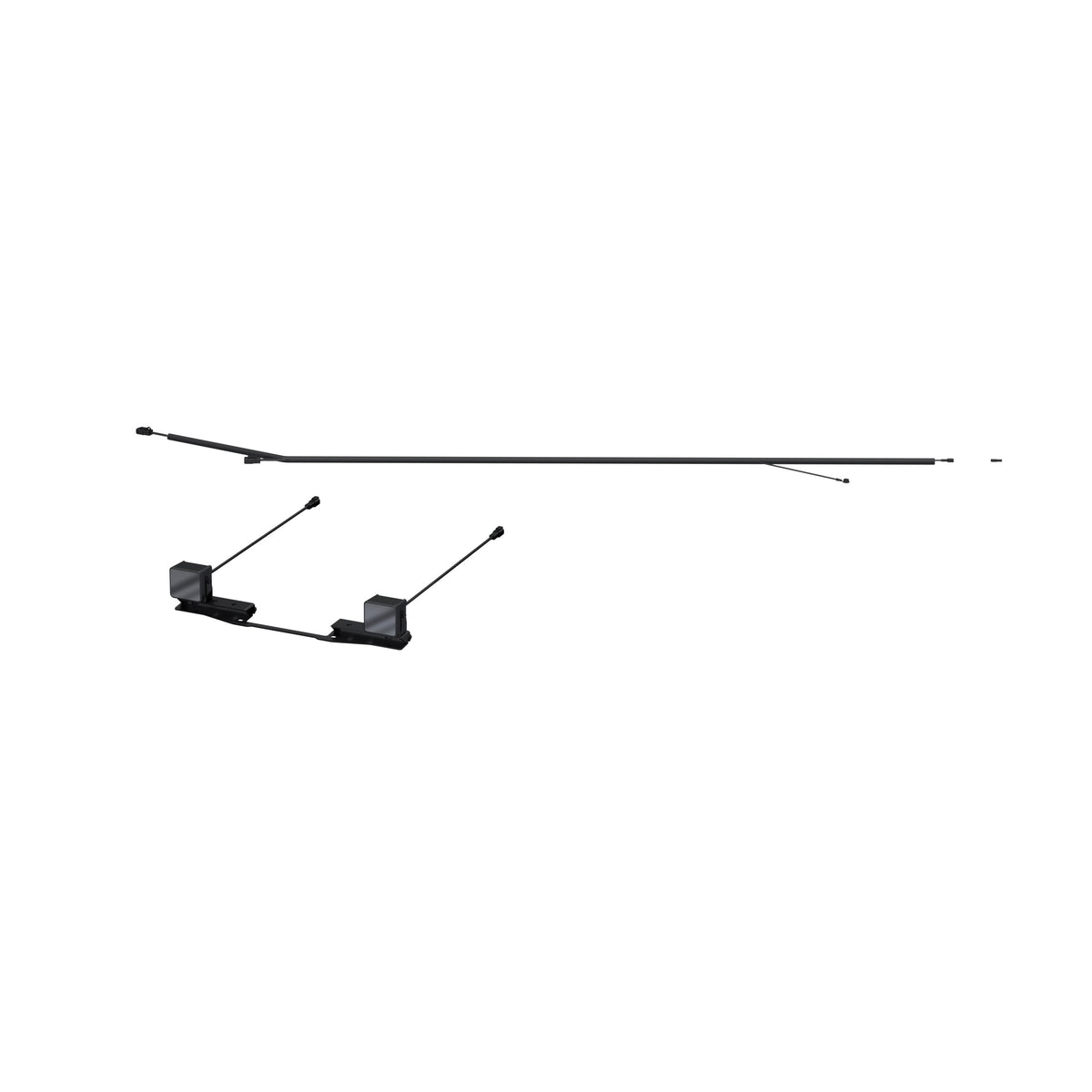 24-Up Ford Ranger Raptor Bumper Light Kit Clear Flood Beam MBRP