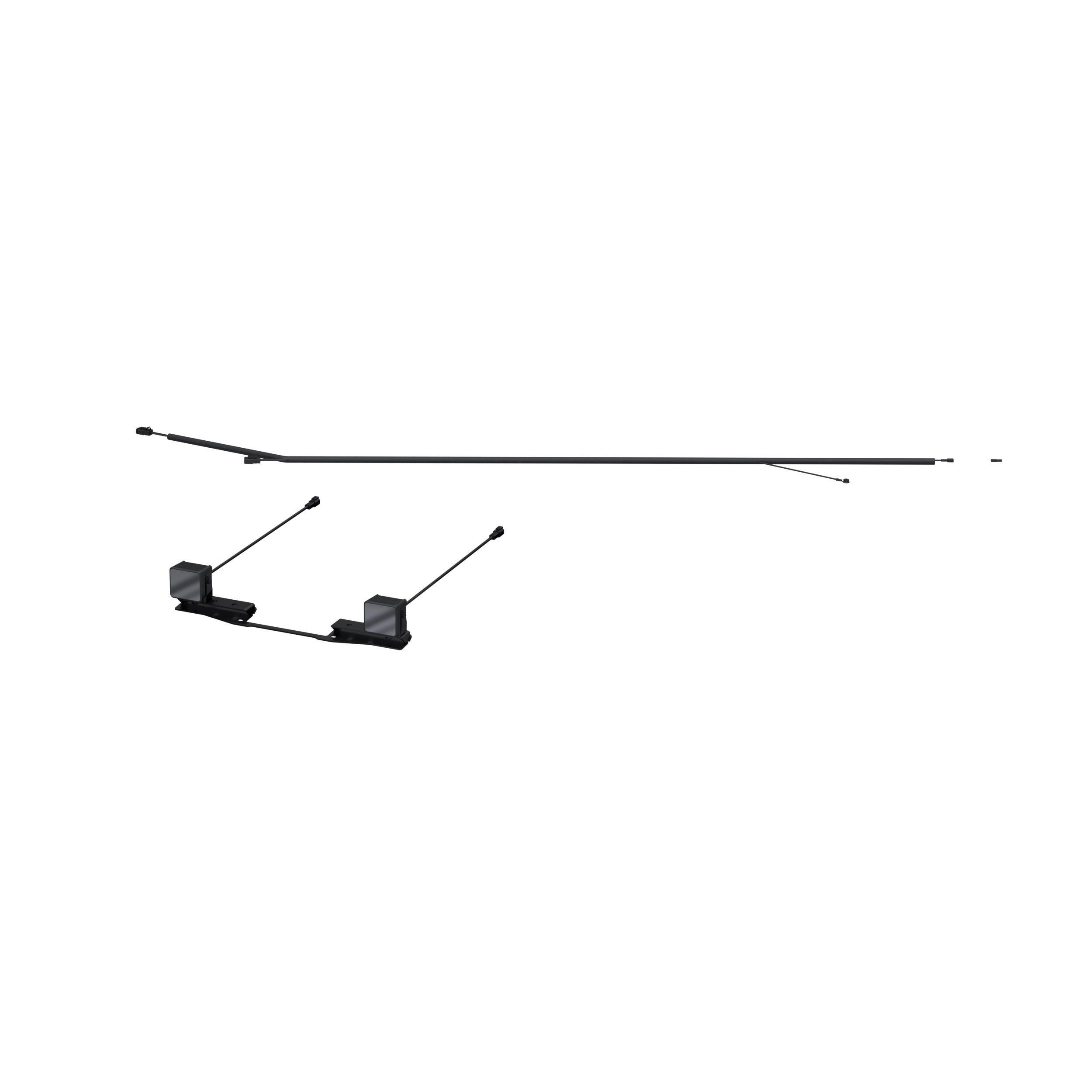 24-Up Ford Ranger Raptor Bumper Light Kit Clear Spot Beam MBRP